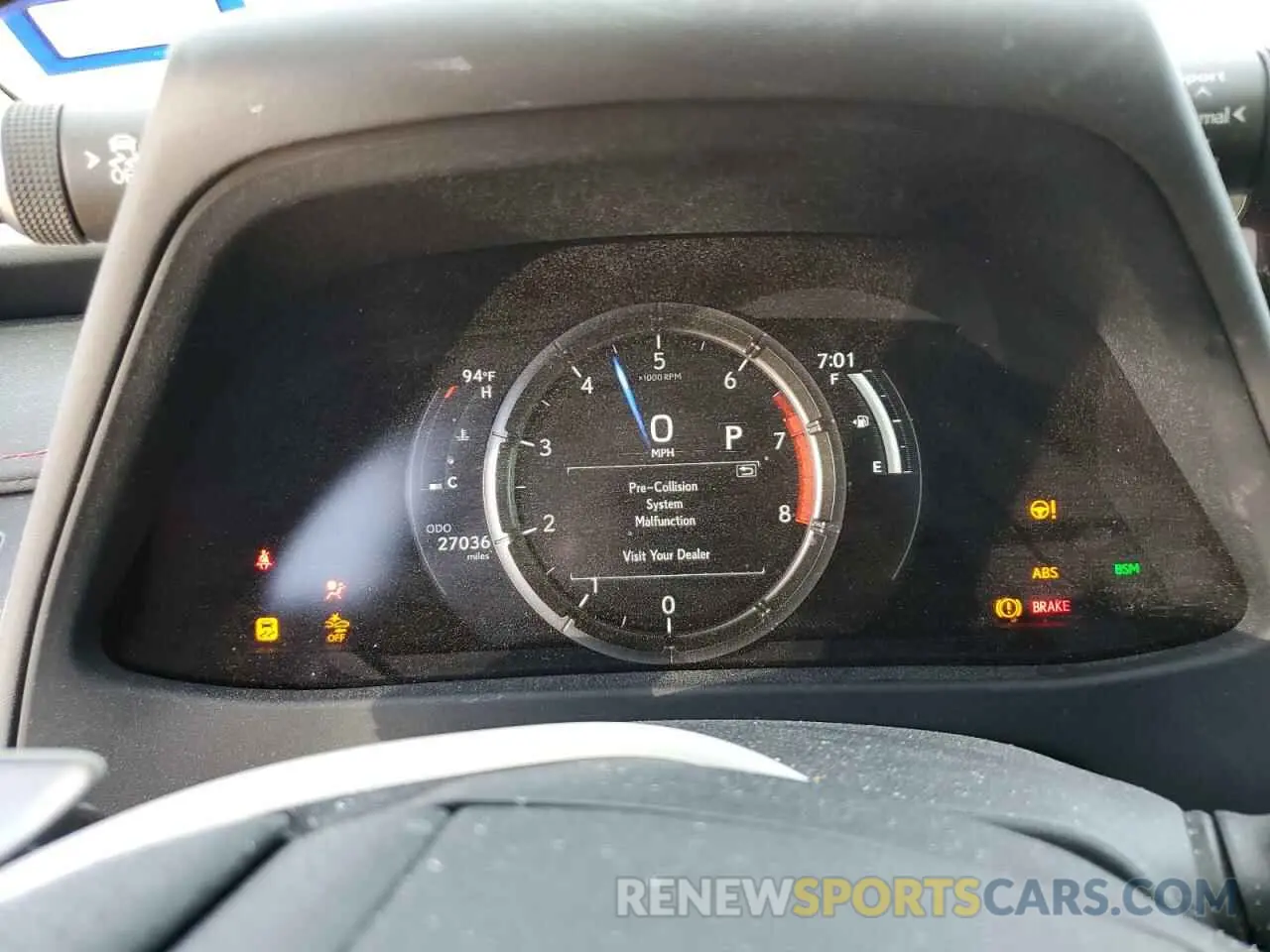 9 Photograph of a damaged car JTHY3JBH7K2000277 LEXUS UX 200 2019