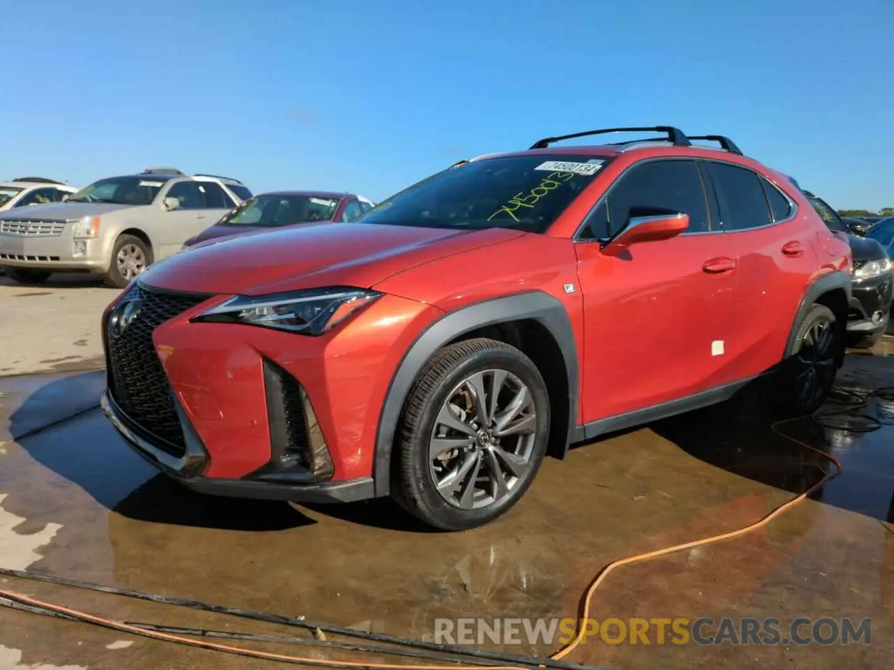 1 Photograph of a damaged car JTHY3JBH8K2006508 LEXUS UX 200 2019