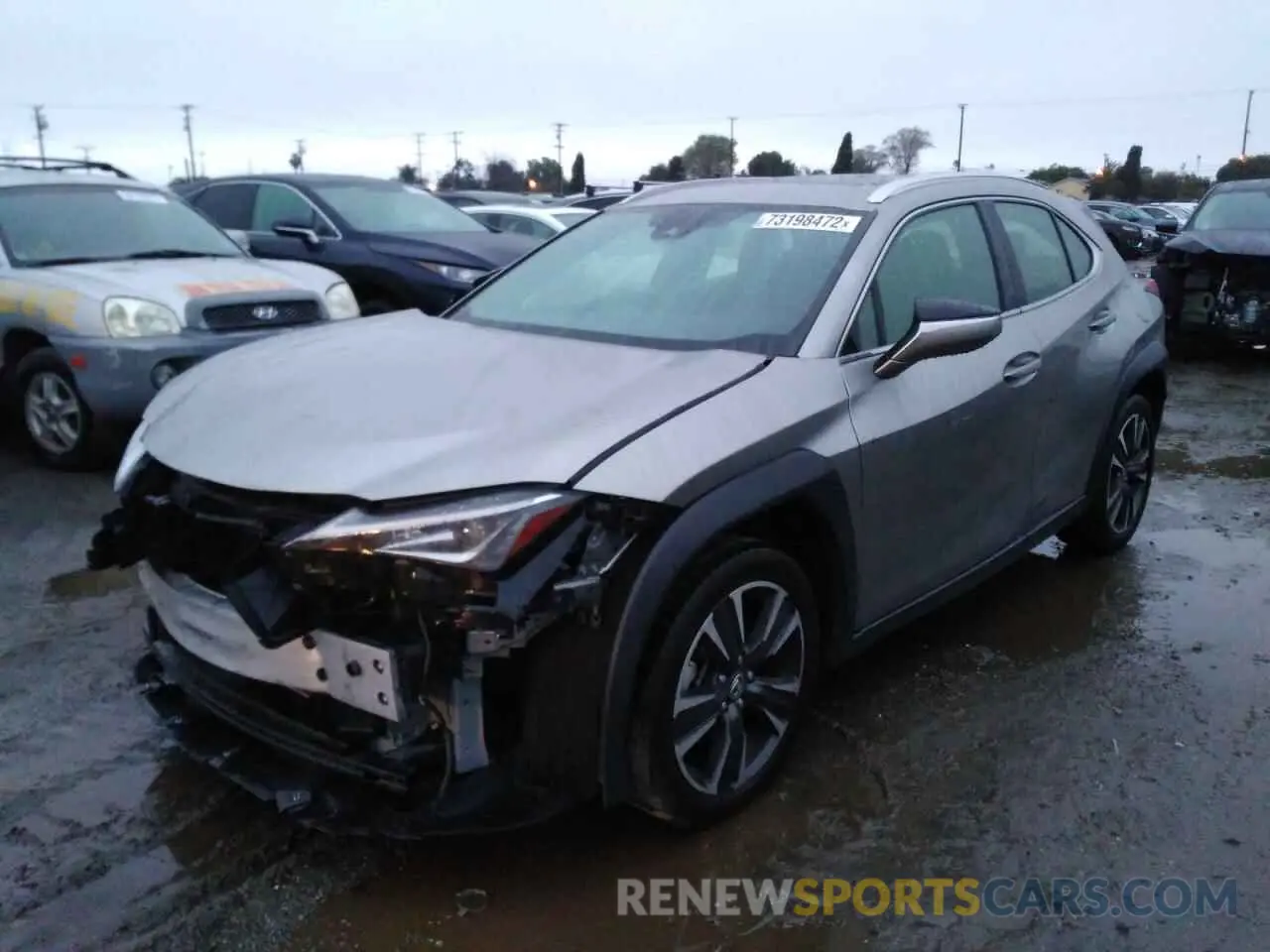 2 Photograph of a damaged car JTHY3JBH8K2011997 LEXUS UX 200 2019