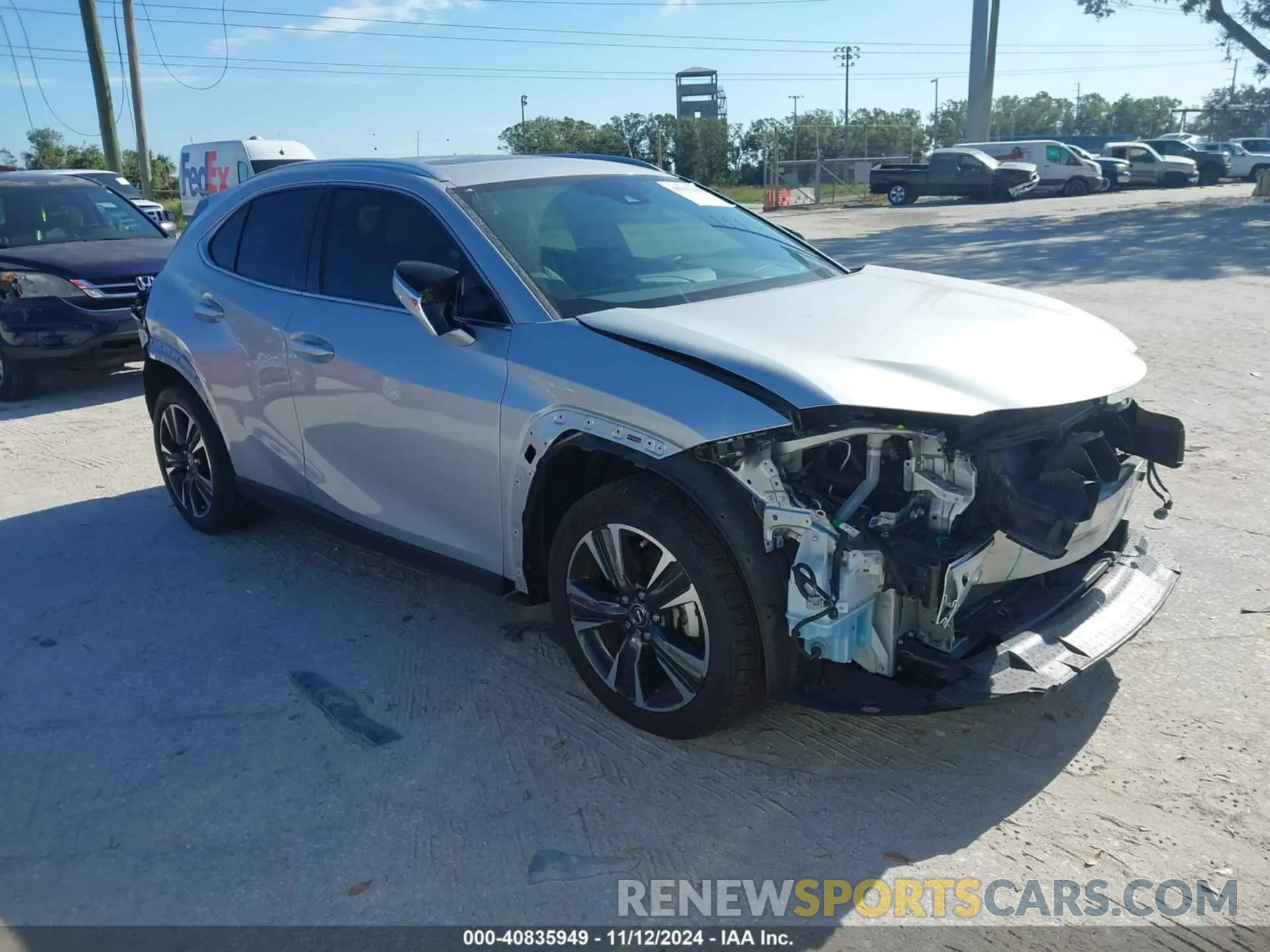 1 Photograph of a damaged car JTHP3JBH2L2023639 LEXUS UX 200 2020