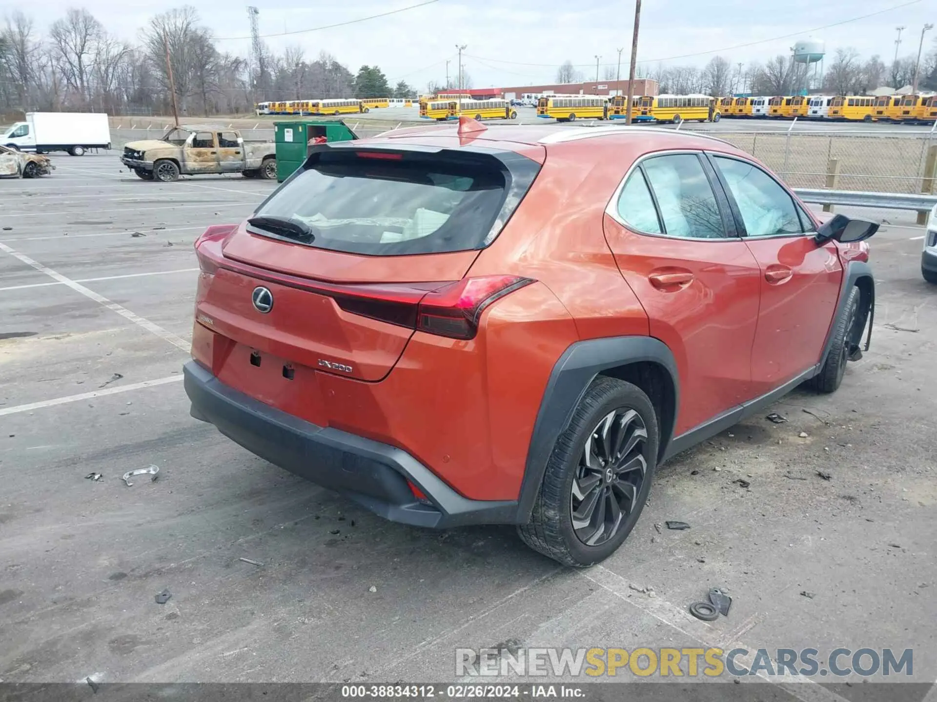4 Photograph of a damaged car JTHX3JBH0L2025650 LEXUS UX 200 2020