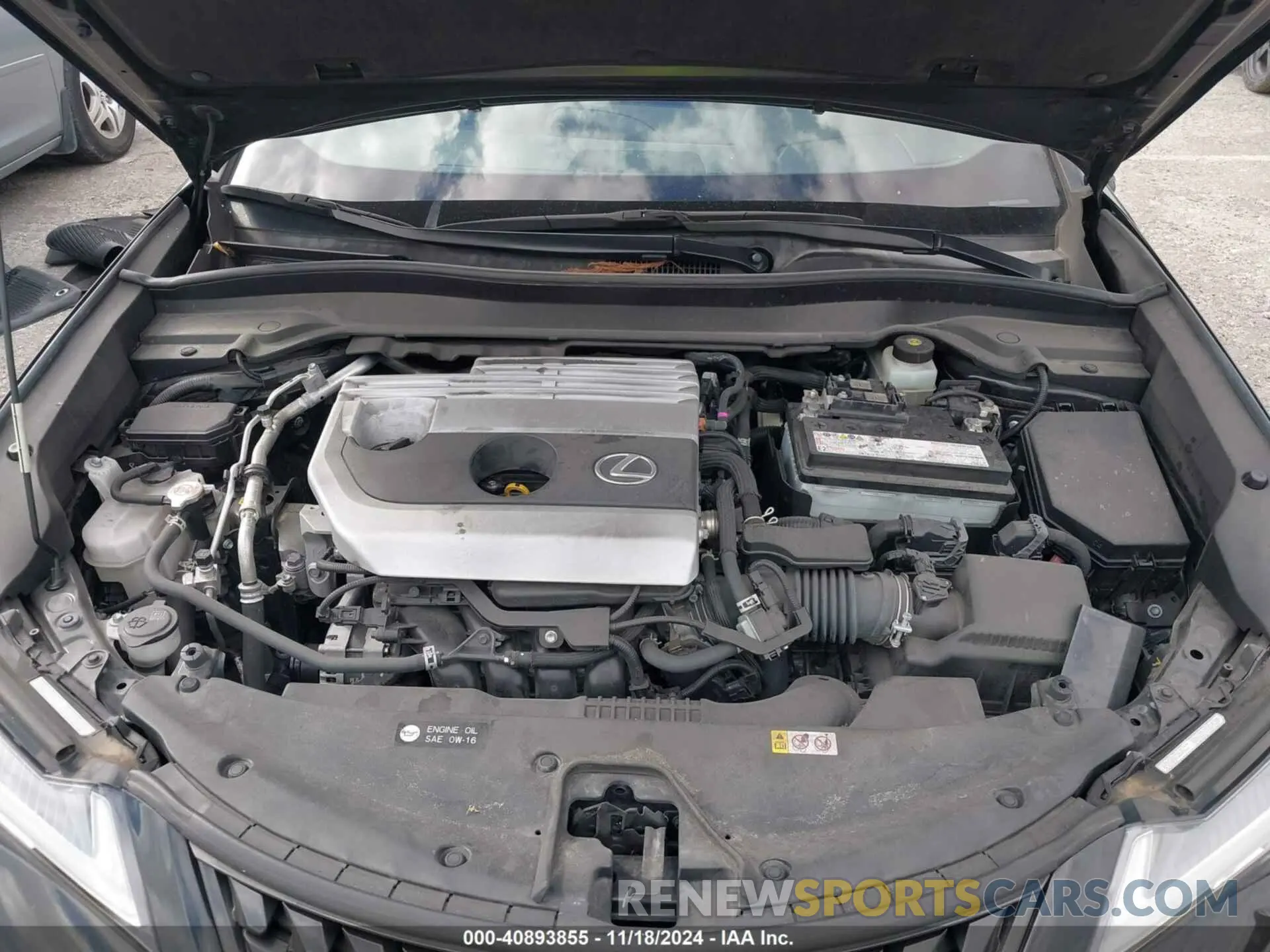10 Фотография поврежденного автомобиля JTHX3JBH3L2030132 LEXUS UX 200 2020