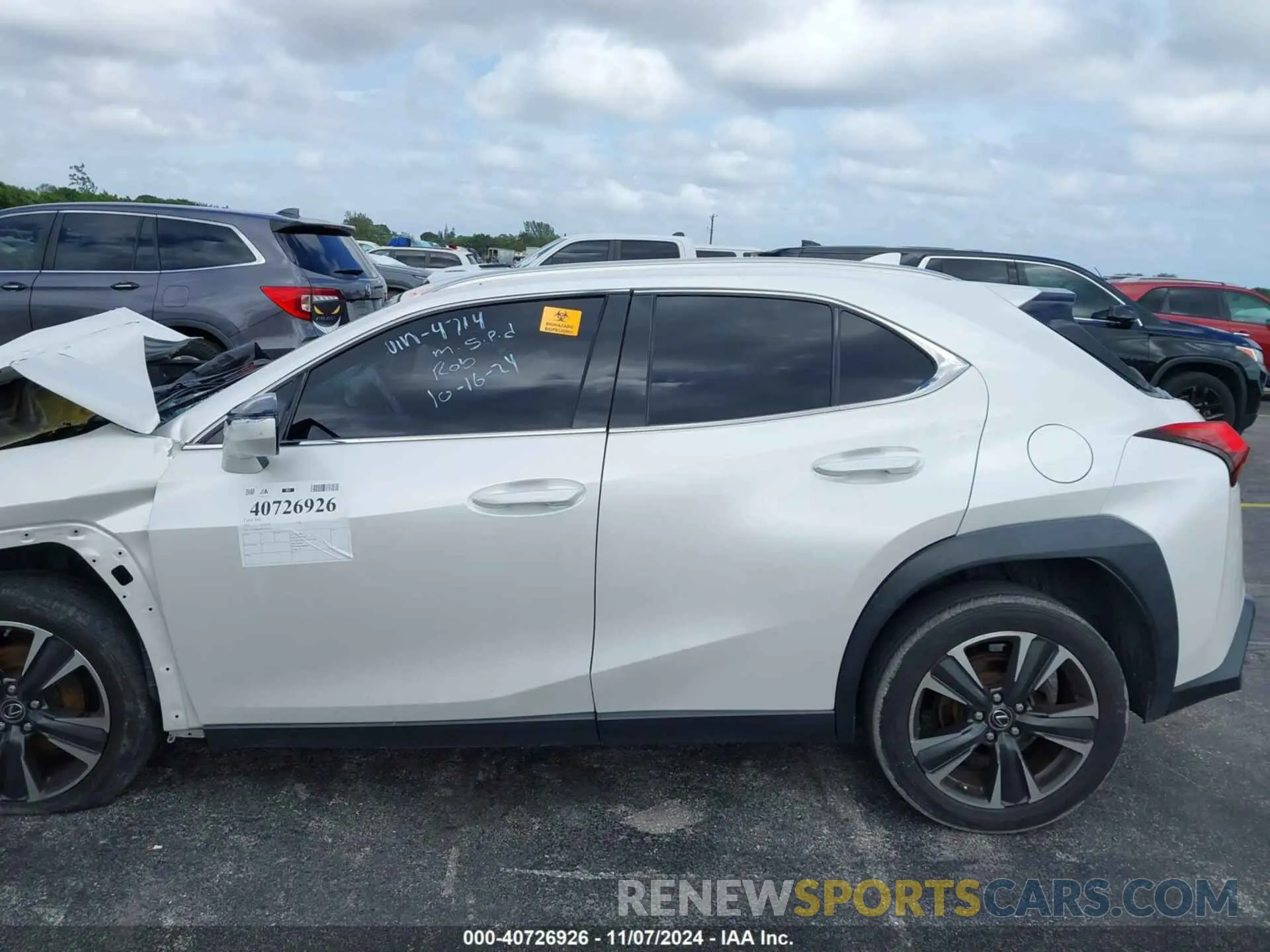 13 Photograph of a damaged car JTHX3JBH6L2024714 LEXUS UX 200 2020