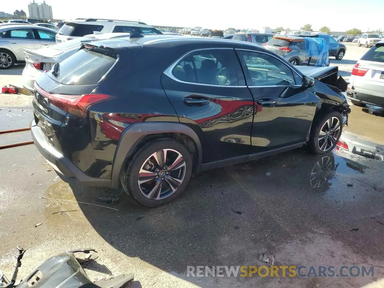 3 Фотография поврежденного автомобиля JTHP3JBH6M2034578 LEXUS UX 200 2021