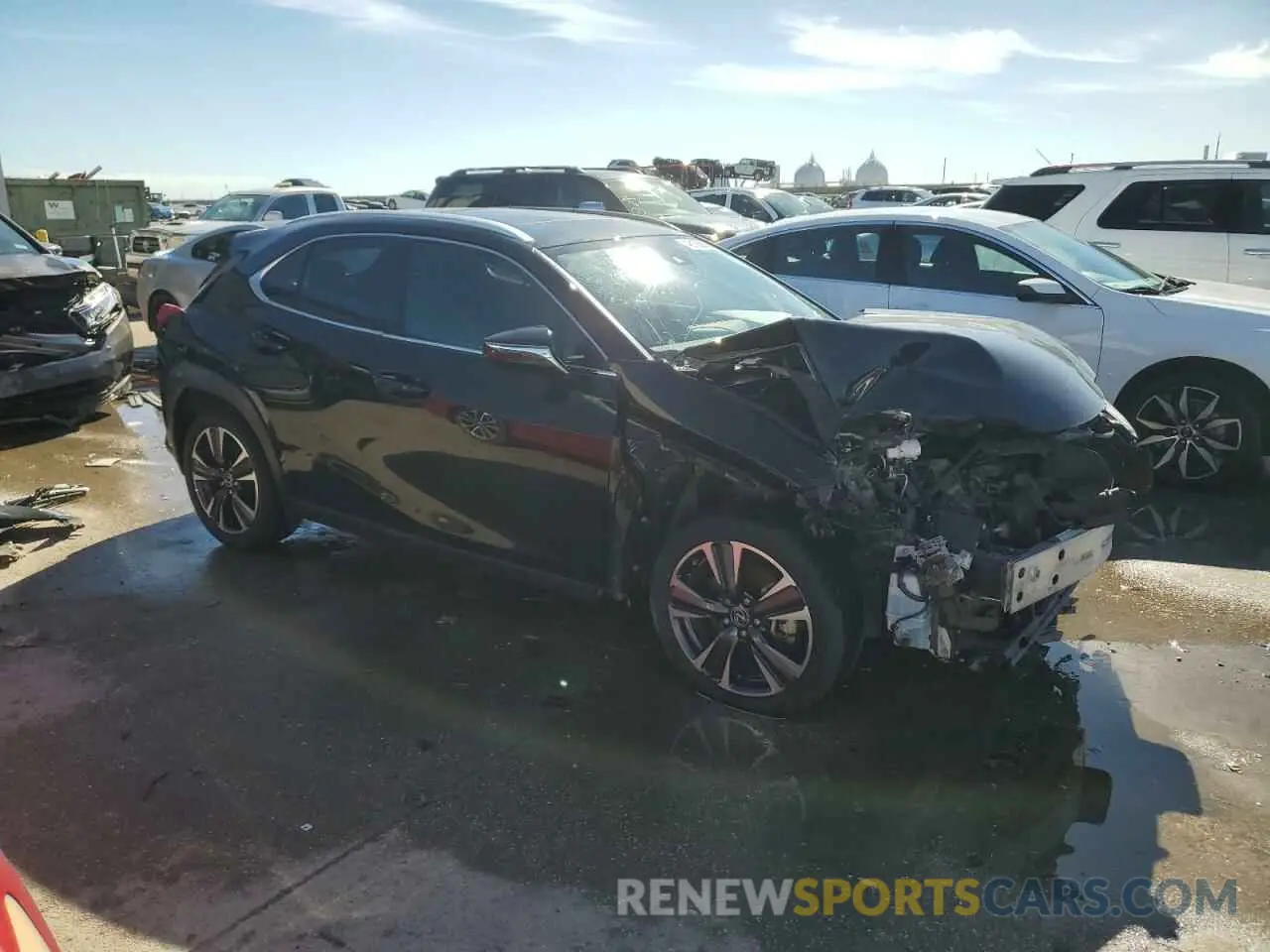 4 Фотография поврежденного автомобиля JTHP3JBH6M2034578 LEXUS UX 200 2021