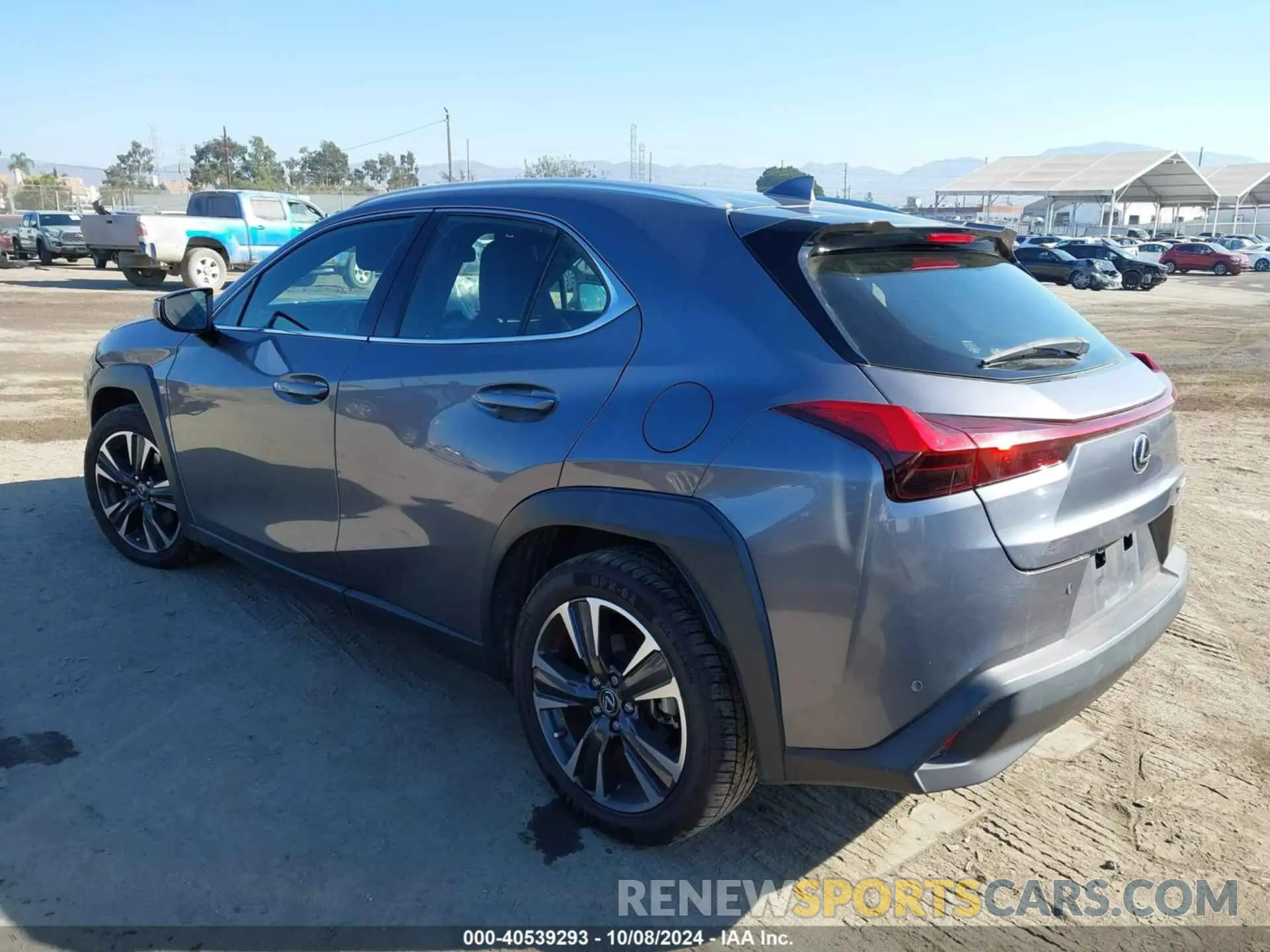 3 Фотография поврежденного автомобиля JTHX3JBH2M2042130 LEXUS UX 200 2021