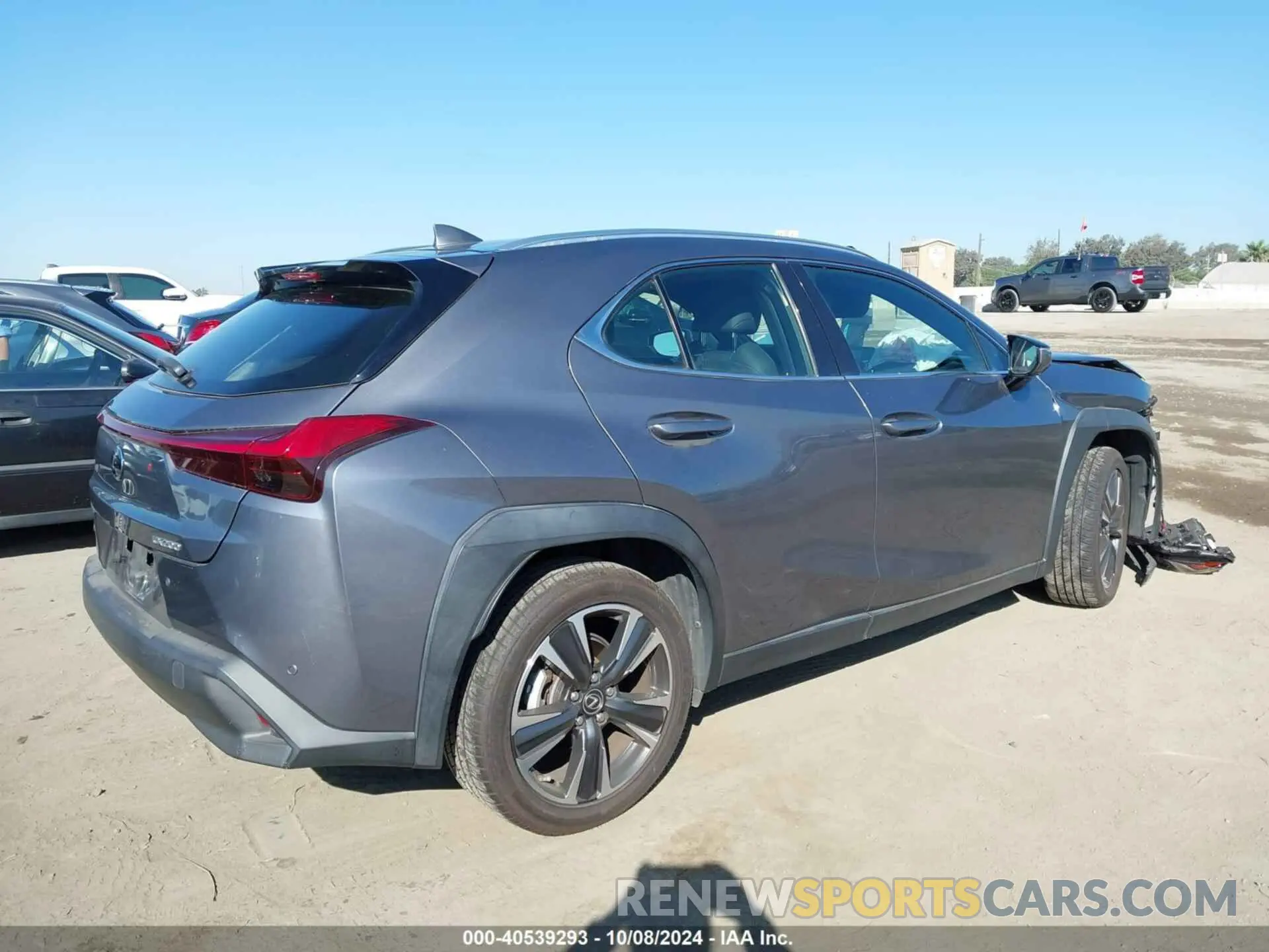 4 Фотография поврежденного автомобиля JTHX3JBH2M2042130 LEXUS UX 200 2021