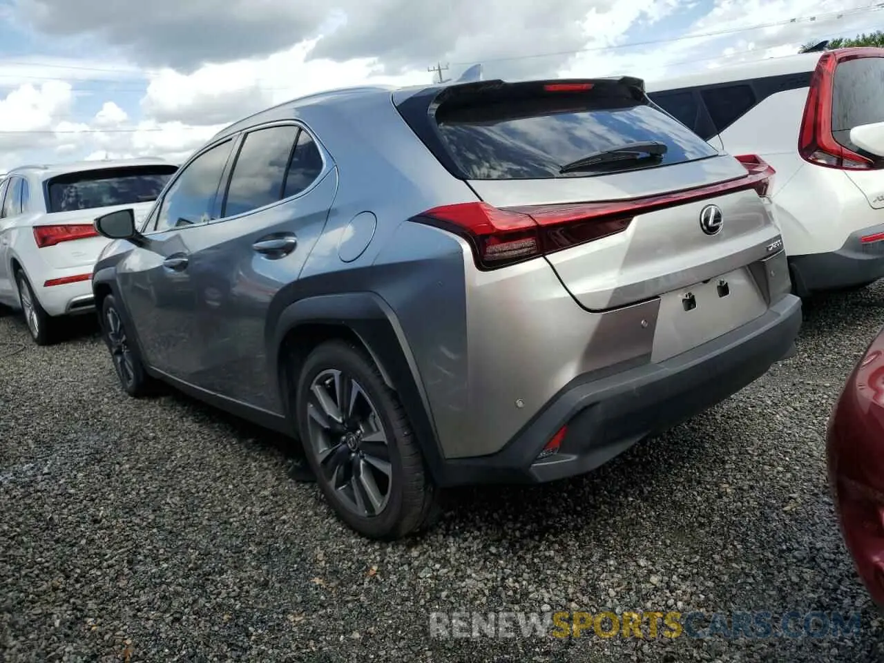 2 Фотография поврежденного автомобиля JTHX3JBH7M2036551 LEXUS UX 200 2021