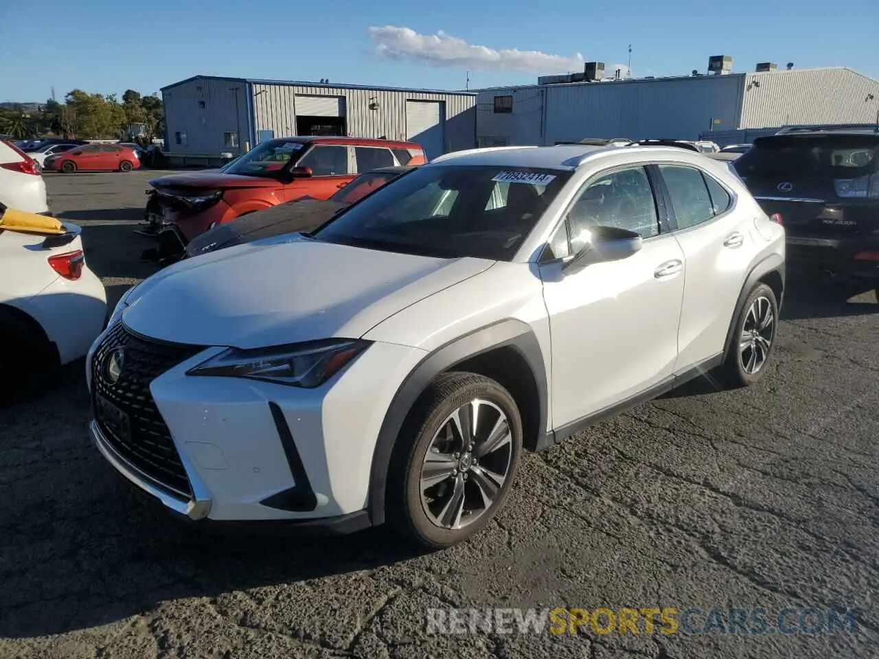 1 Photograph of a damaged car JTHX3JBH9M2042724 LEXUS UX 200 2021