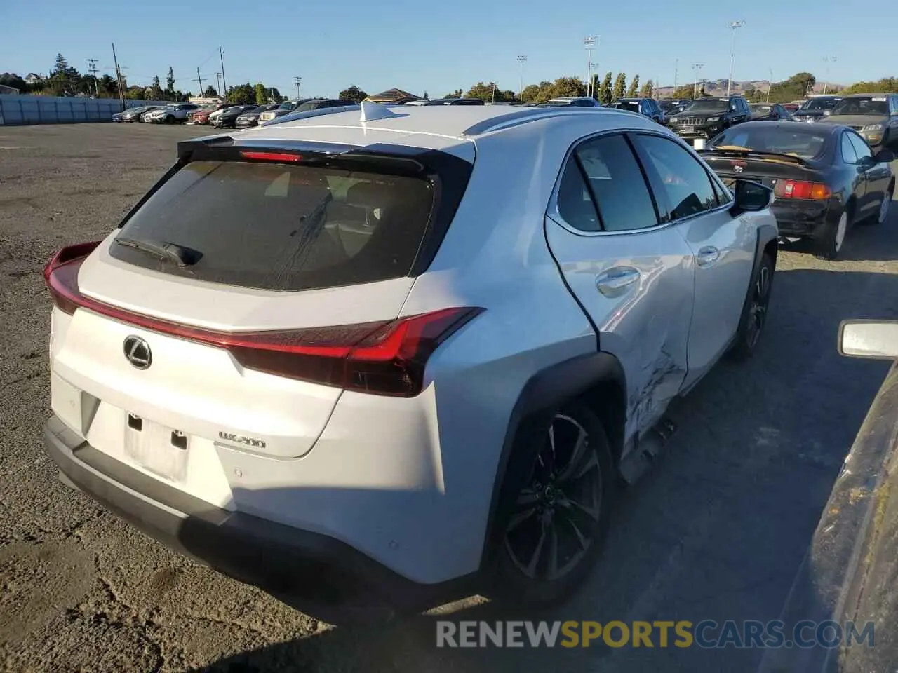 3 Photograph of a damaged car JTHX3JBH9M2042724 LEXUS UX 200 2021