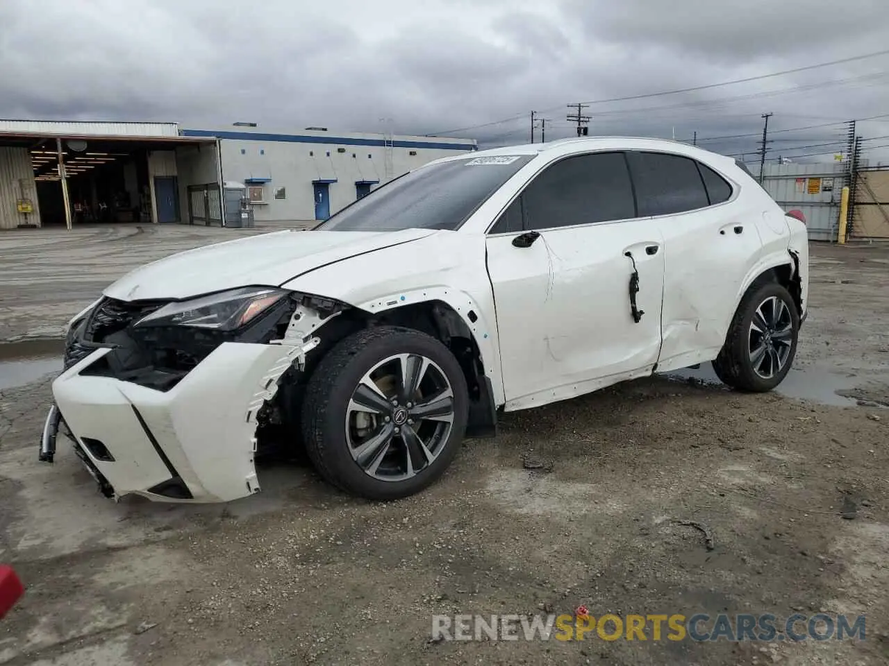 1 Photograph of a damaged car JTHX3JBHXM2040304 LEXUS UX 200 2021