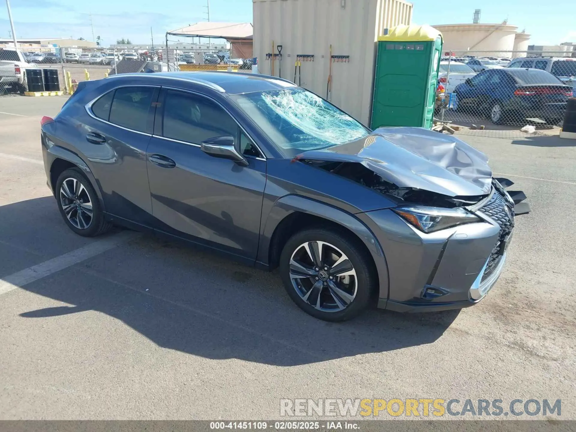 1 Фотография поврежденного автомобиля JTHL3JBH0N2046676 LEXUS UX 200 2022