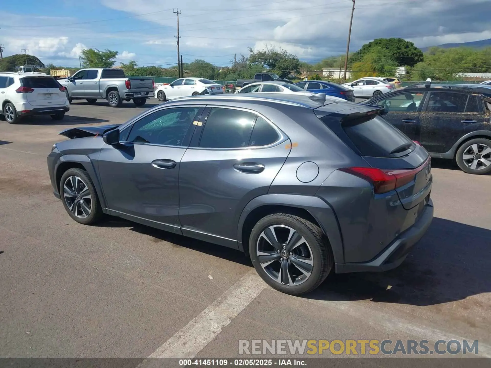 3 Фотография поврежденного автомобиля JTHL3JBH0N2046676 LEXUS UX 200 2022