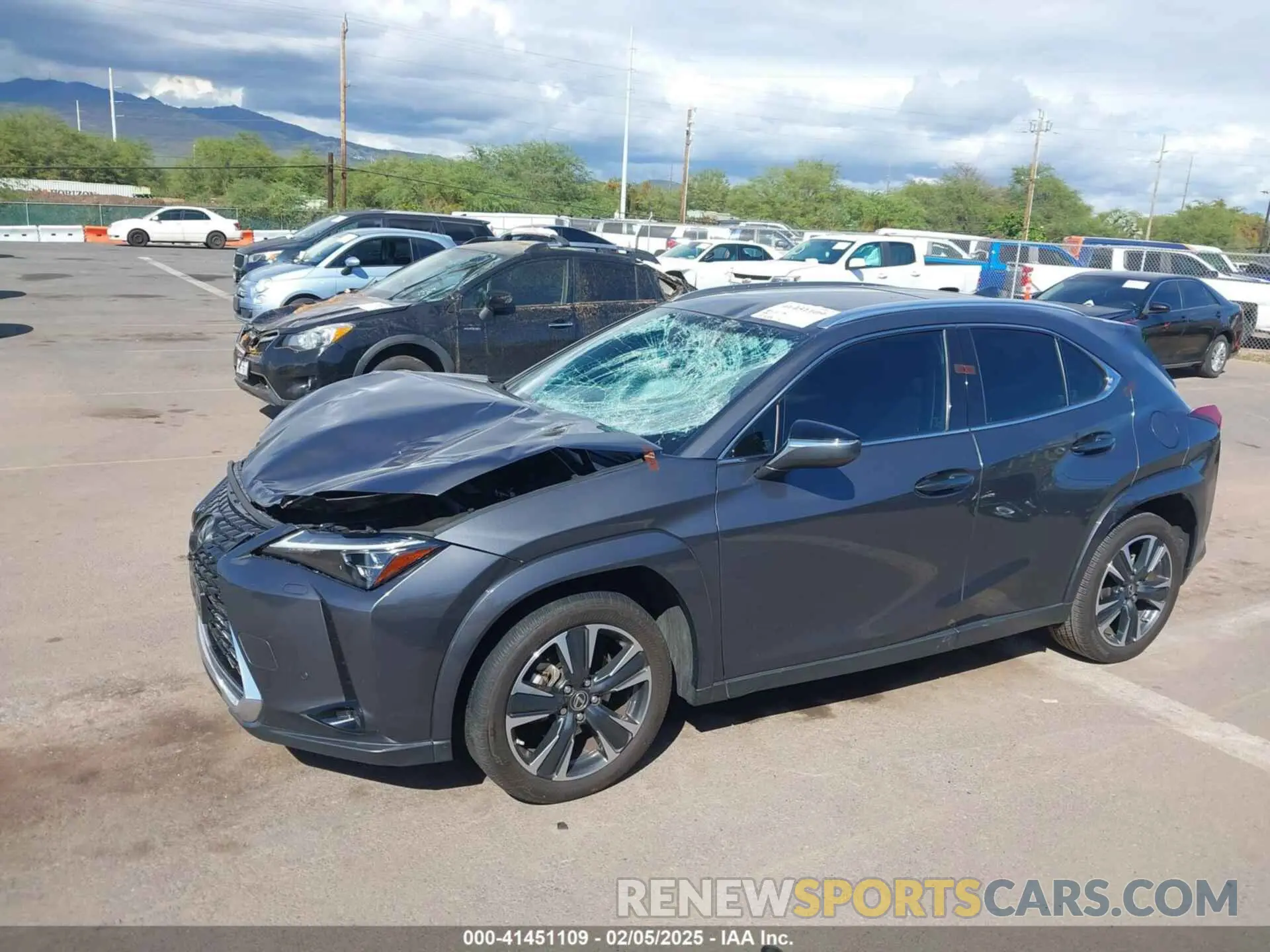 6 Фотография поврежденного автомобиля JTHL3JBH0N2046676 LEXUS UX 200 2022