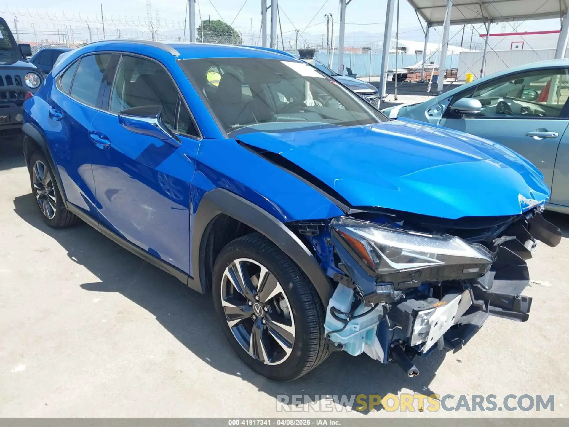 1 Фотография поврежденного автомобиля JTHX3JBH0N2049742 LEXUS UX 200 2022