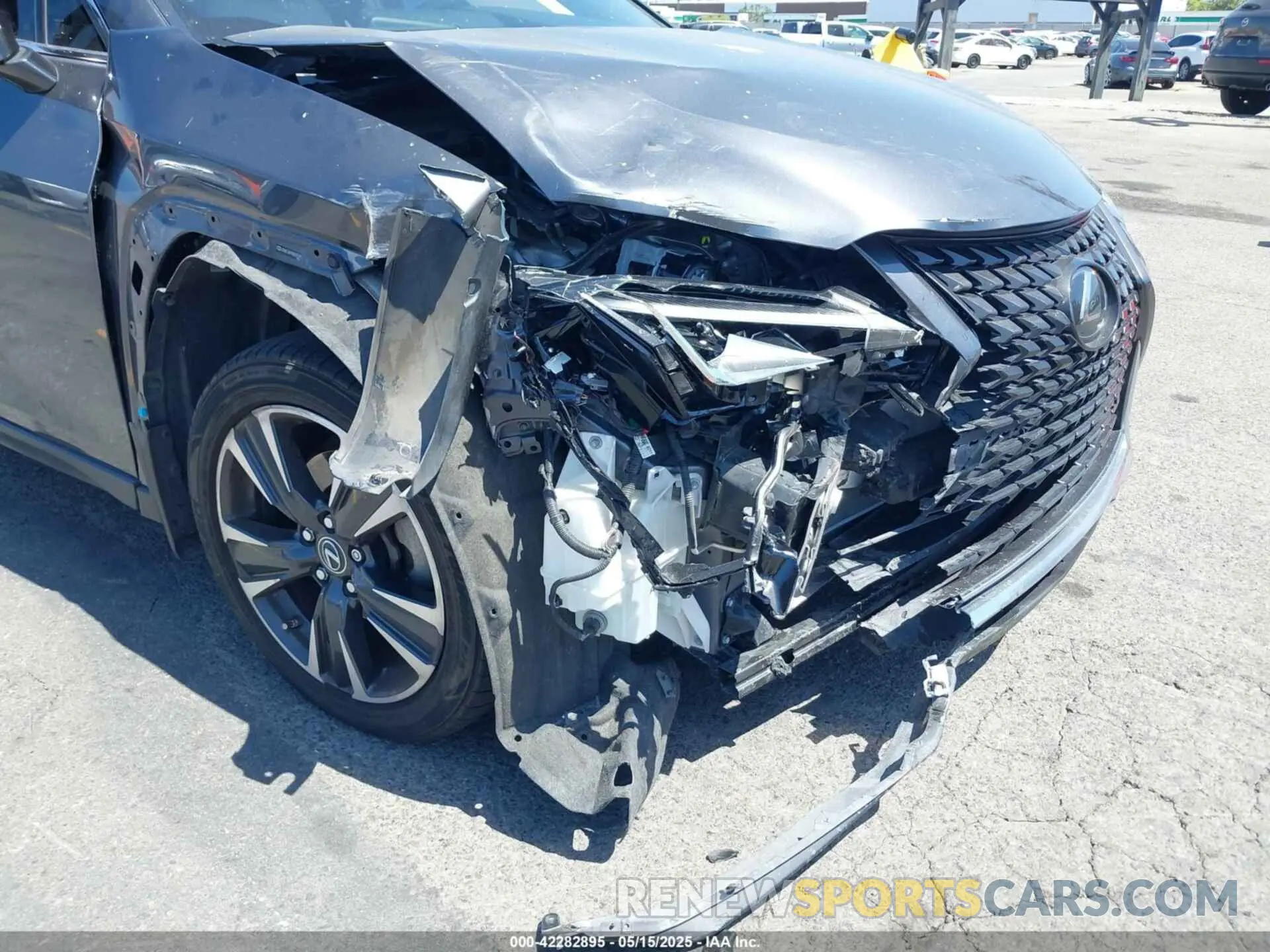 6 Фотография поврежденного автомобиля JTHX3JBH7N2055392 LEXUS UX 200 2022