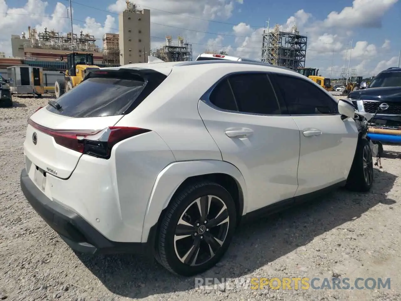 3 Фотография поврежденного автомобиля JTHP3JBH9N2051389 LEXUS UX 200 BAS 2022
