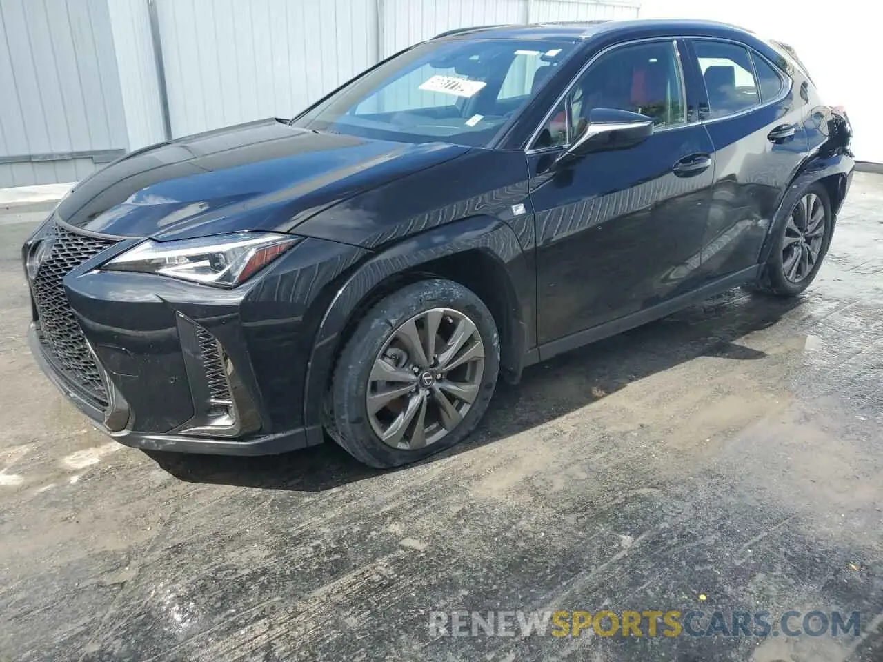 1 Photograph of a damaged car JTHR3JBH6N2055134 LEXUS UX 200 BAS 2022