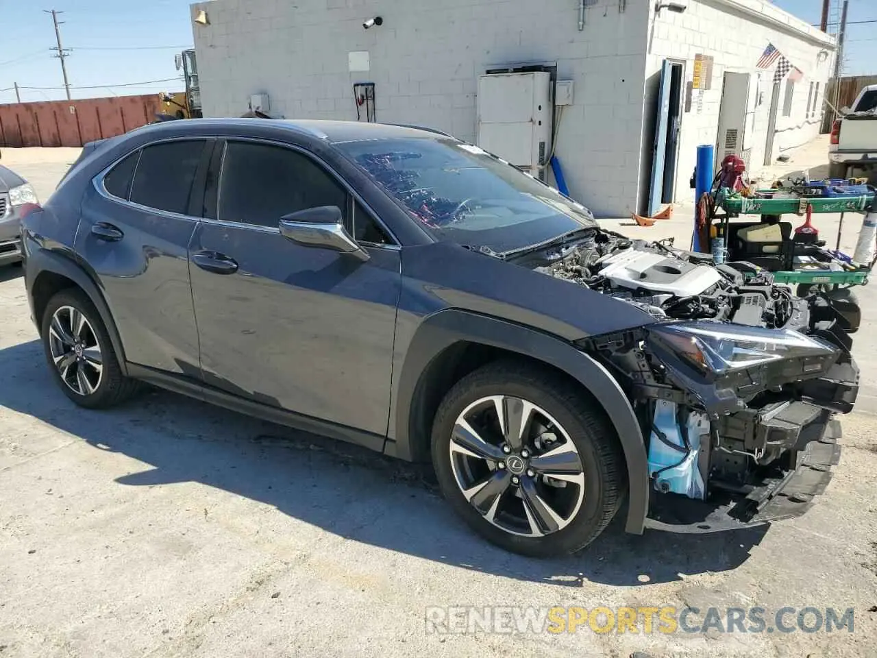 4 Photograph of a damaged car JTHX3JBH4N2056306 LEXUS UX 200 BAS 2022