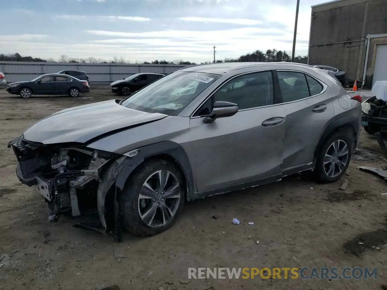1 Photograph of a damaged car JTHX3JBH6N2051446 LEXUS UX 200 BAS 2022