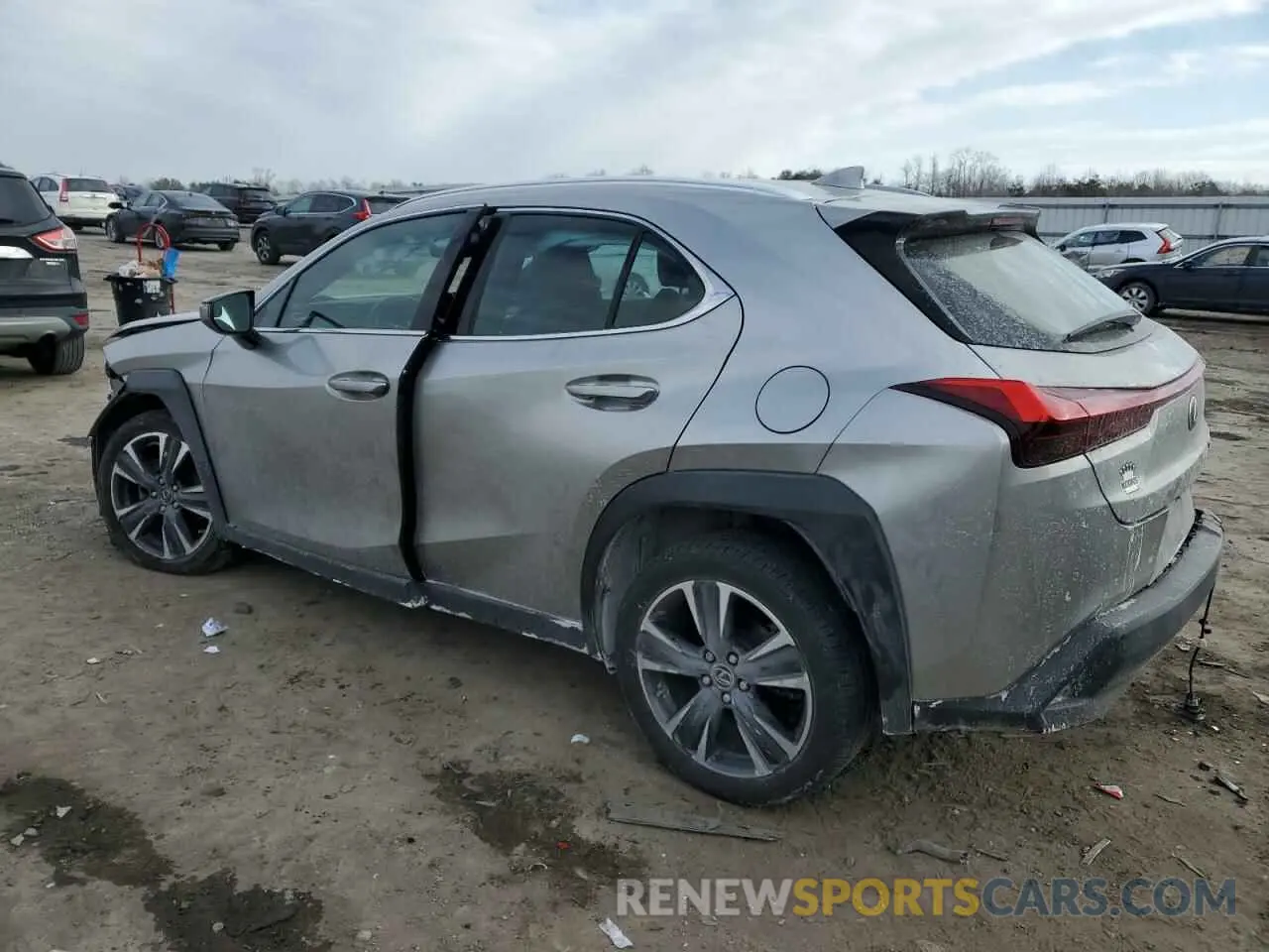 2 Photograph of a damaged car JTHX3JBH6N2051446 LEXUS UX 200 BAS 2022
