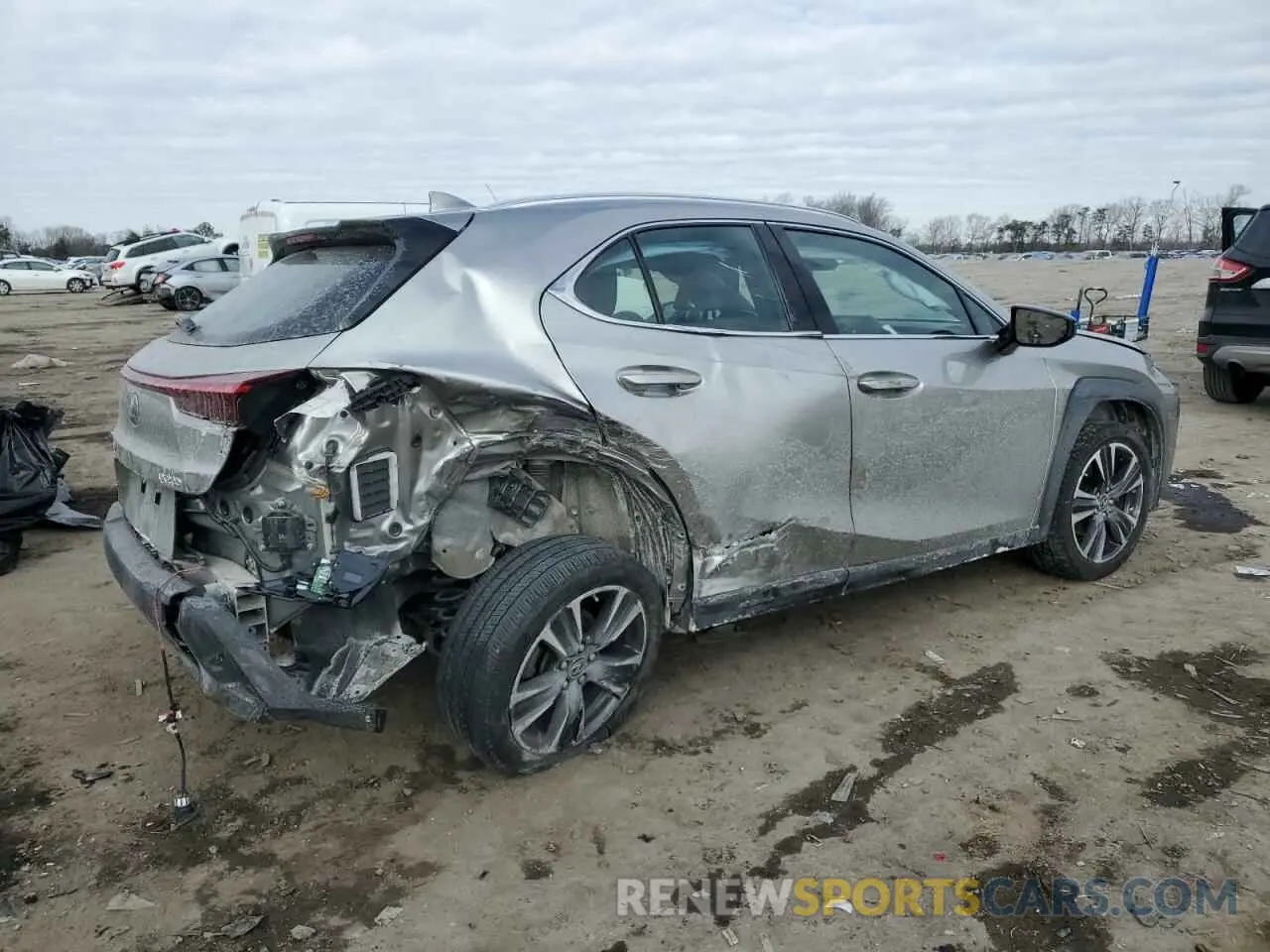3 Photograph of a damaged car JTHX3JBH6N2051446 LEXUS UX 200 BAS 2022