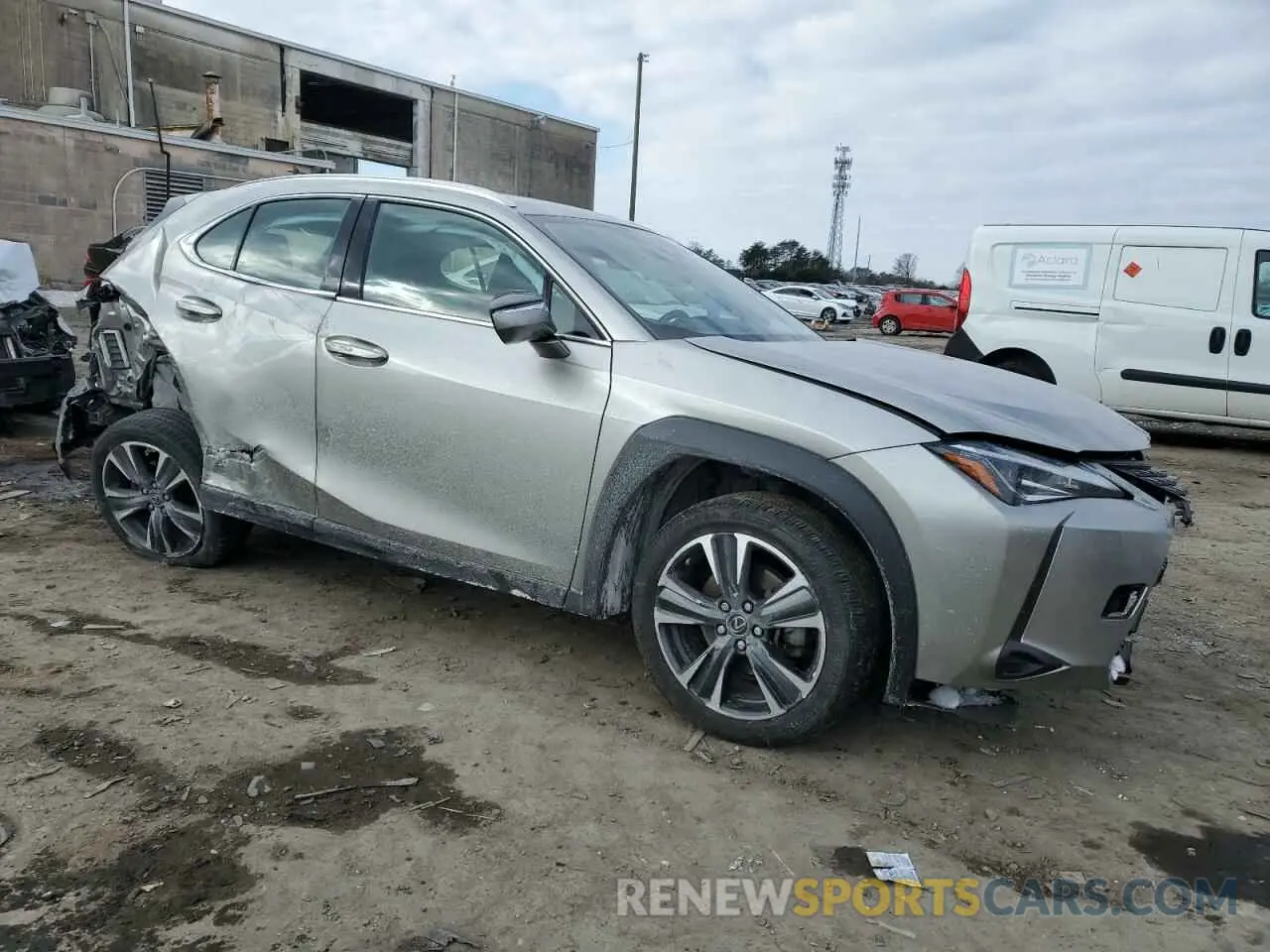 4 Photograph of a damaged car JTHX3JBH6N2051446 LEXUS UX 200 BAS 2022