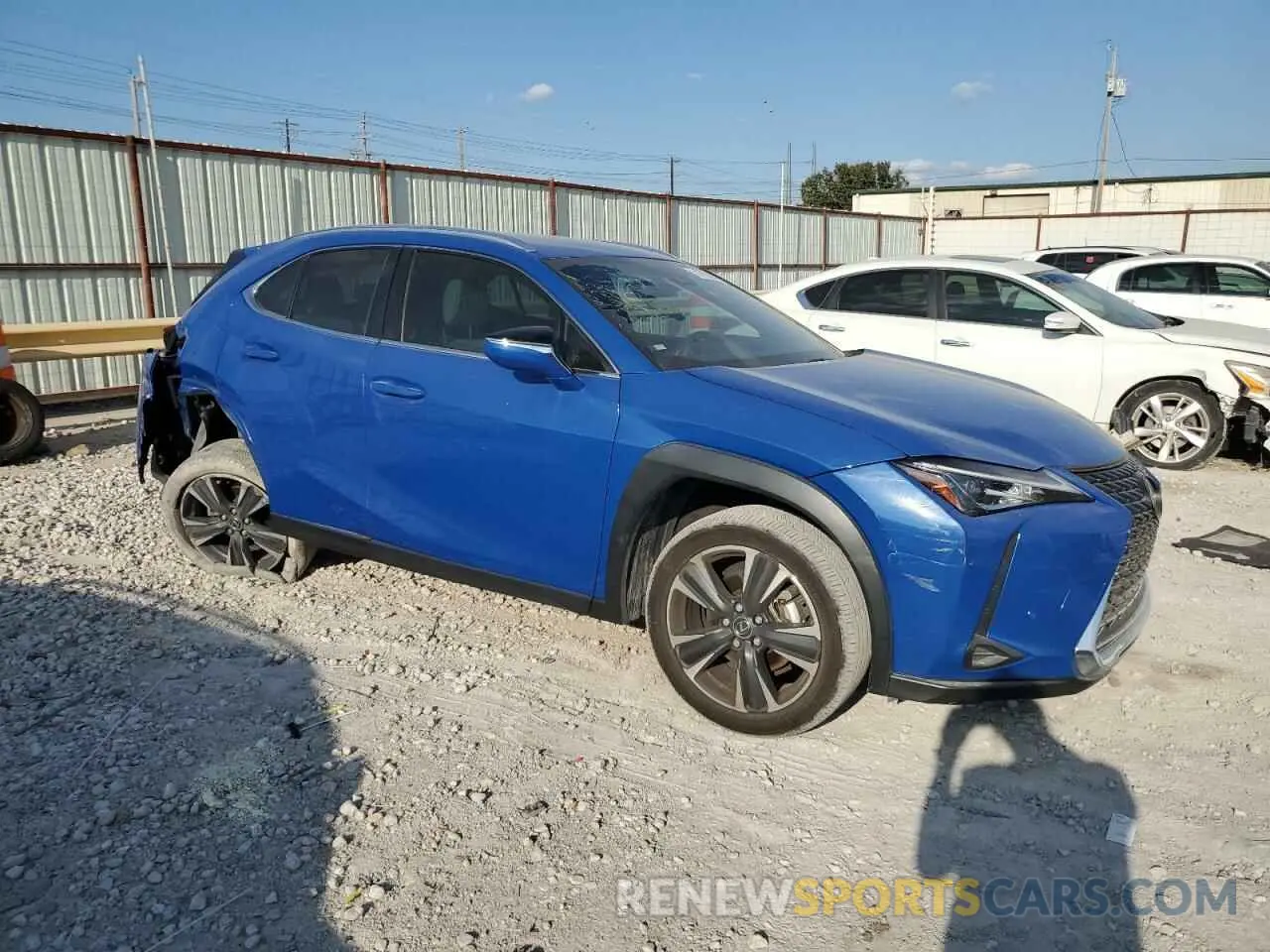 4 Фотография поврежденного автомобиля JTHX3JBH8N2050413 LEXUS UX 200 BAS 2022