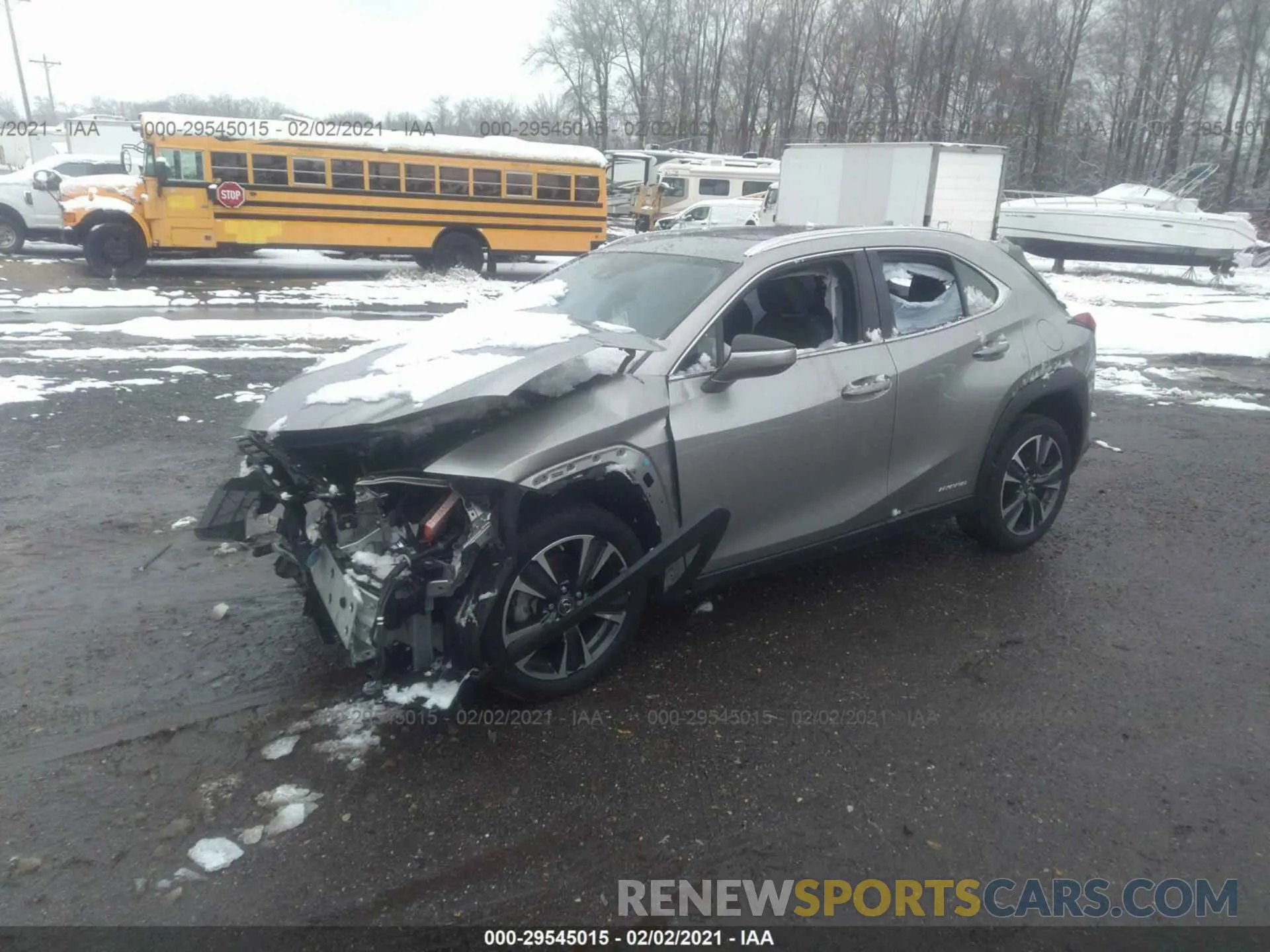 2 Photograph of a damaged car JTHU9JBH4K2011606 LEXUS UX 2019