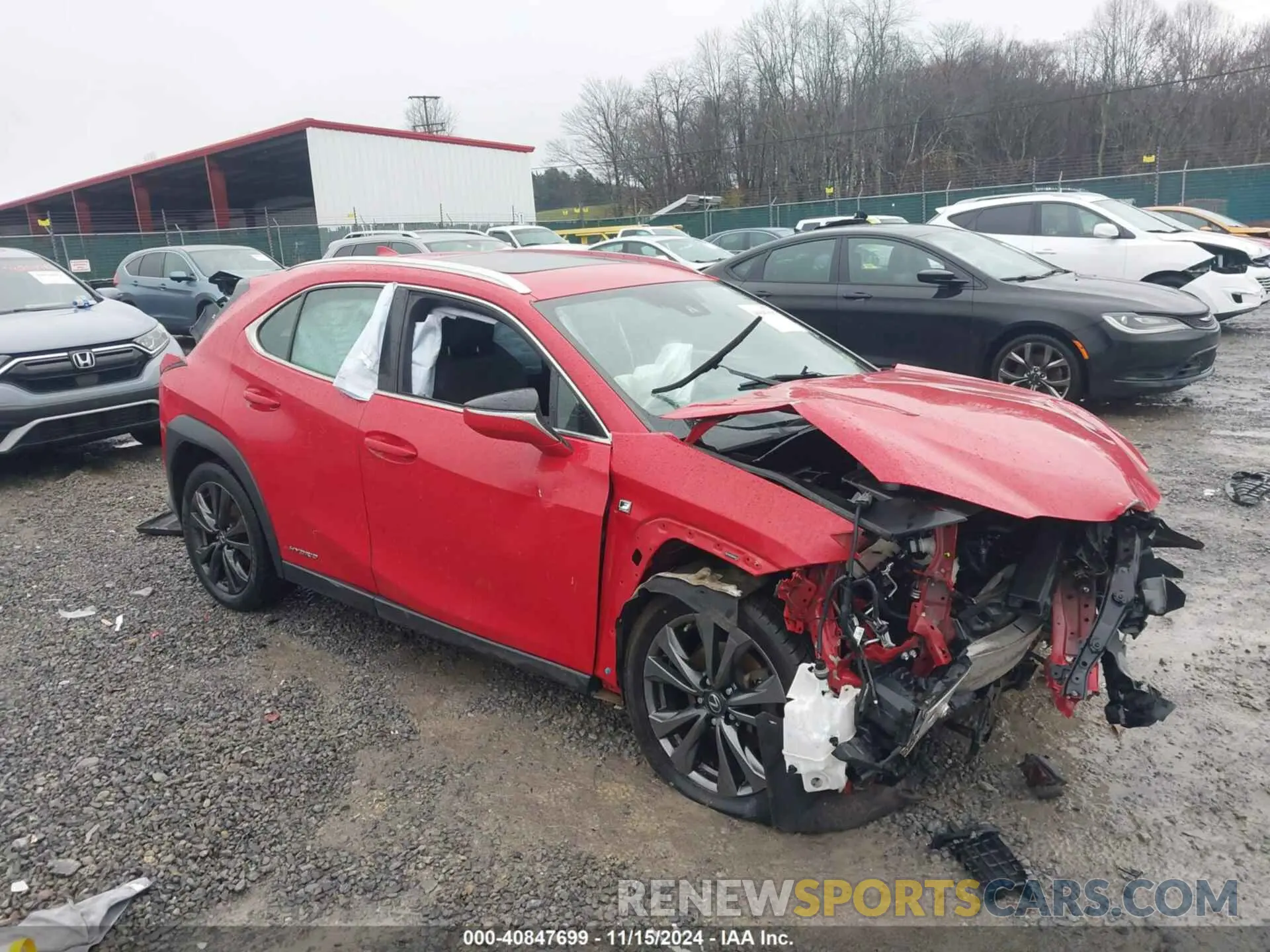 1 Photograph of a damaged car JTHU9JBH5K2006513 LEXUS UX 2019