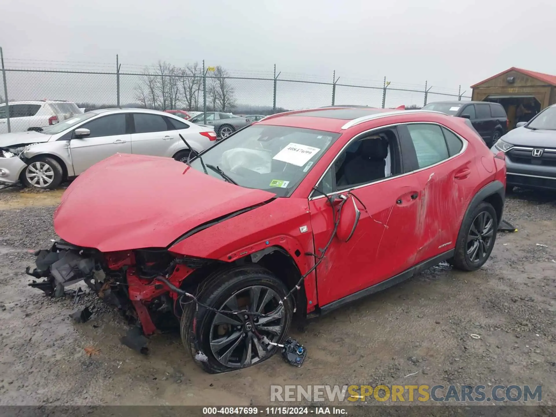 2 Photograph of a damaged car JTHU9JBH5K2006513 LEXUS UX 2019