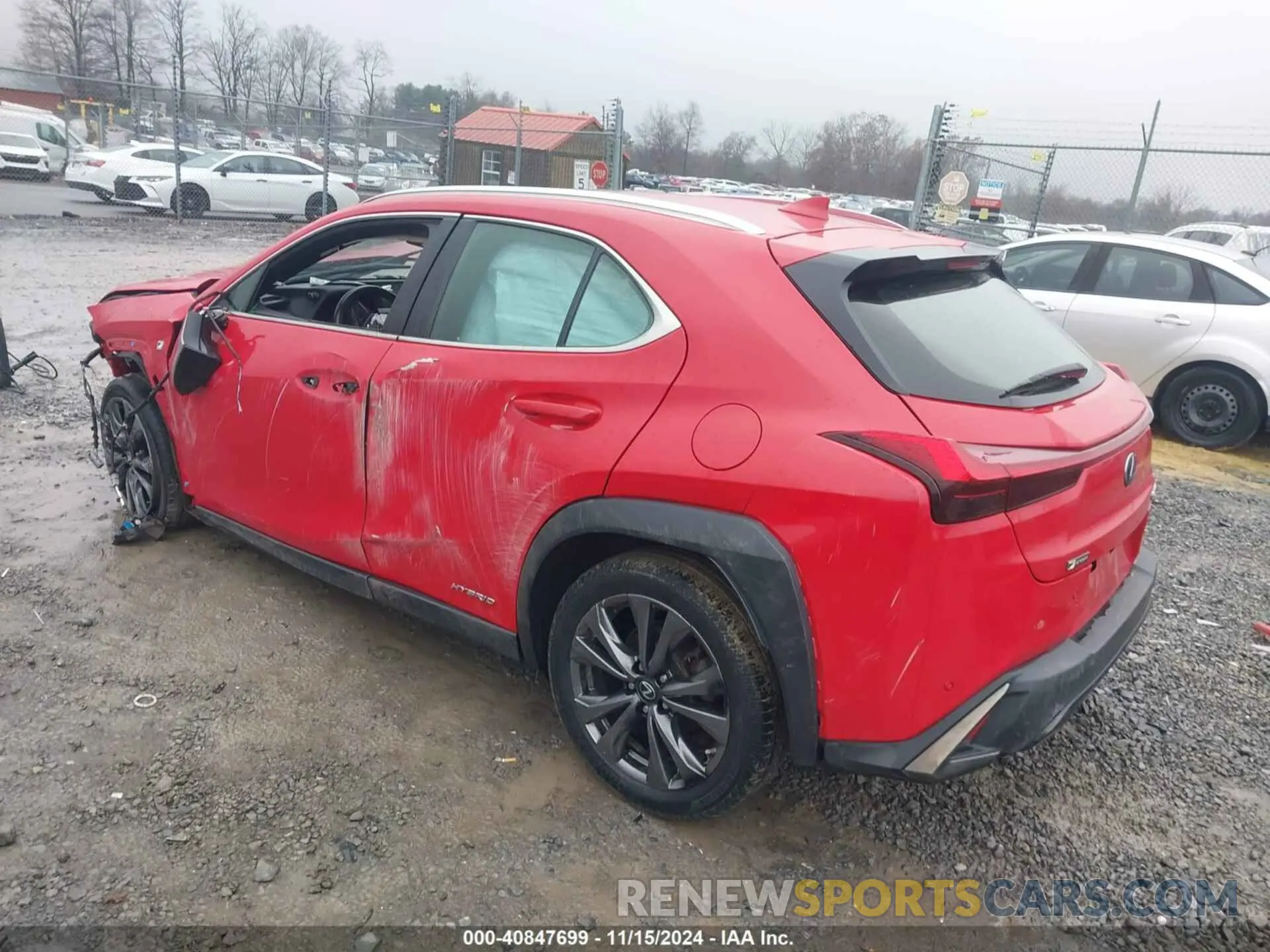 3 Photograph of a damaged car JTHU9JBH5K2006513 LEXUS UX 2019