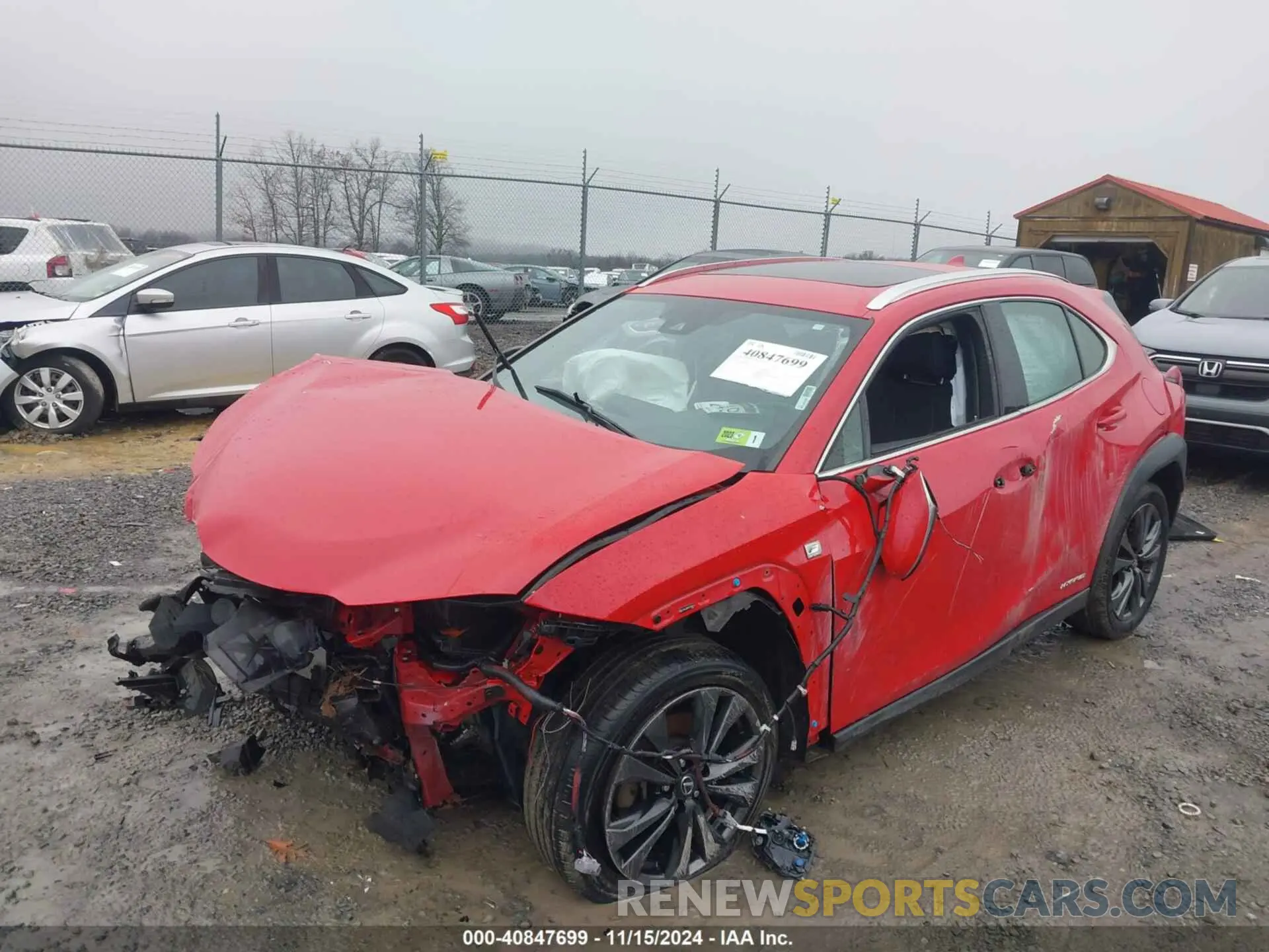 6 Photograph of a damaged car JTHU9JBH5K2006513 LEXUS UX 2019