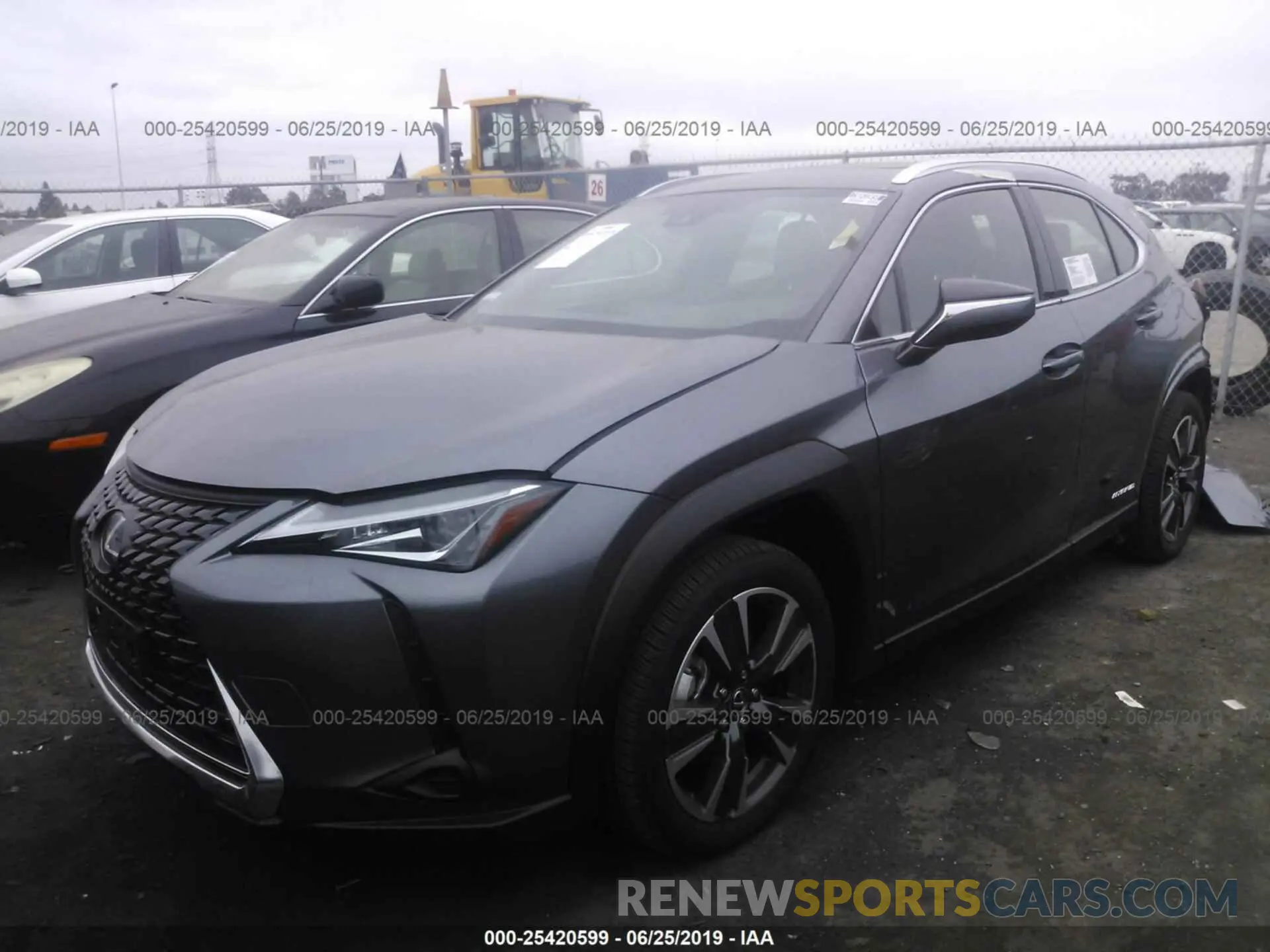 2 Photograph of a damaged car JTHU9JBH7K2005945 LEXUS UX 2019