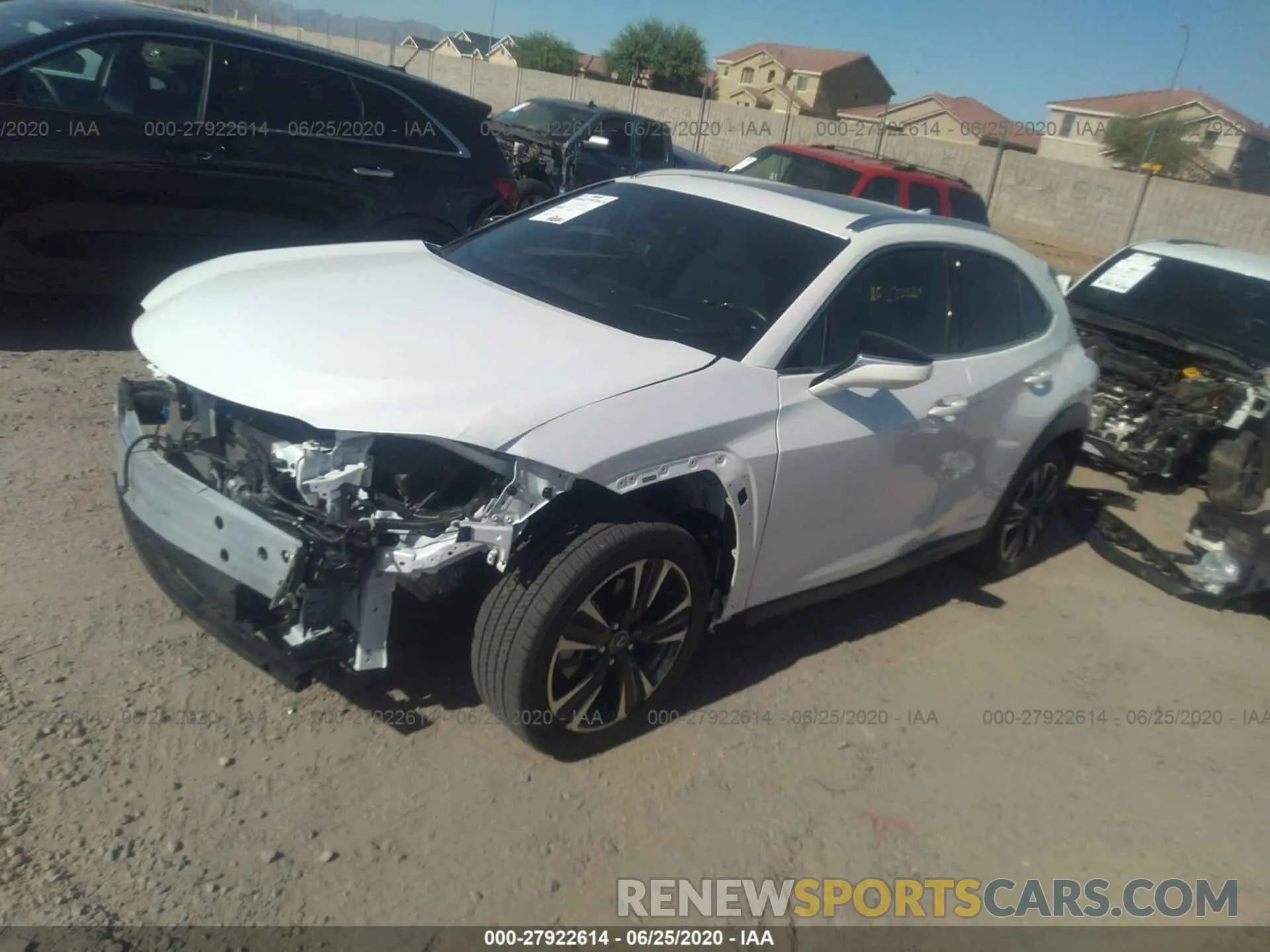 2 Photograph of a damaged car JTHU9JBH7K2007775 LEXUS UX 2019