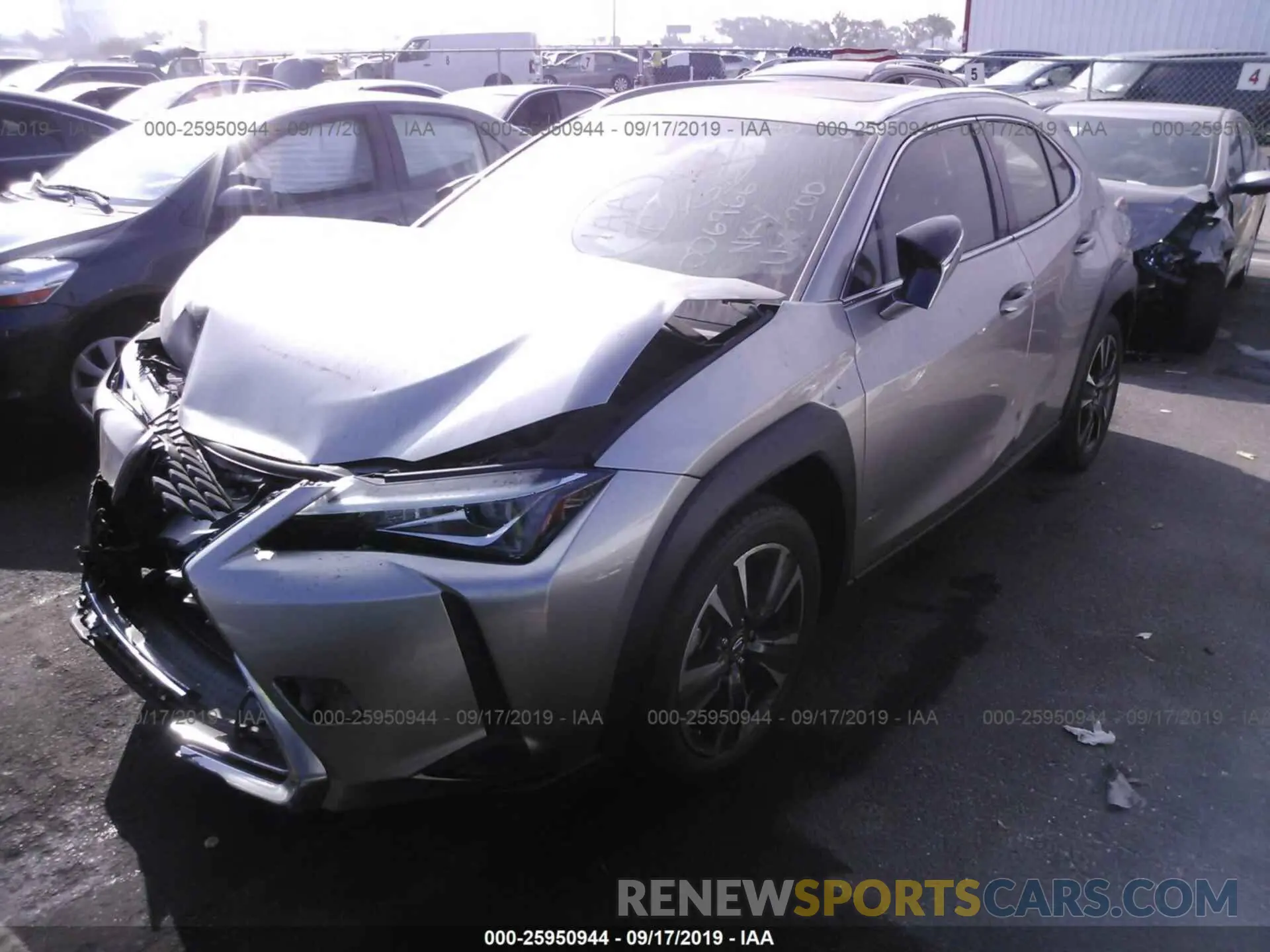 2 Photograph of a damaged car JTHY3JBH5K2006966 LEXUS UX 2019