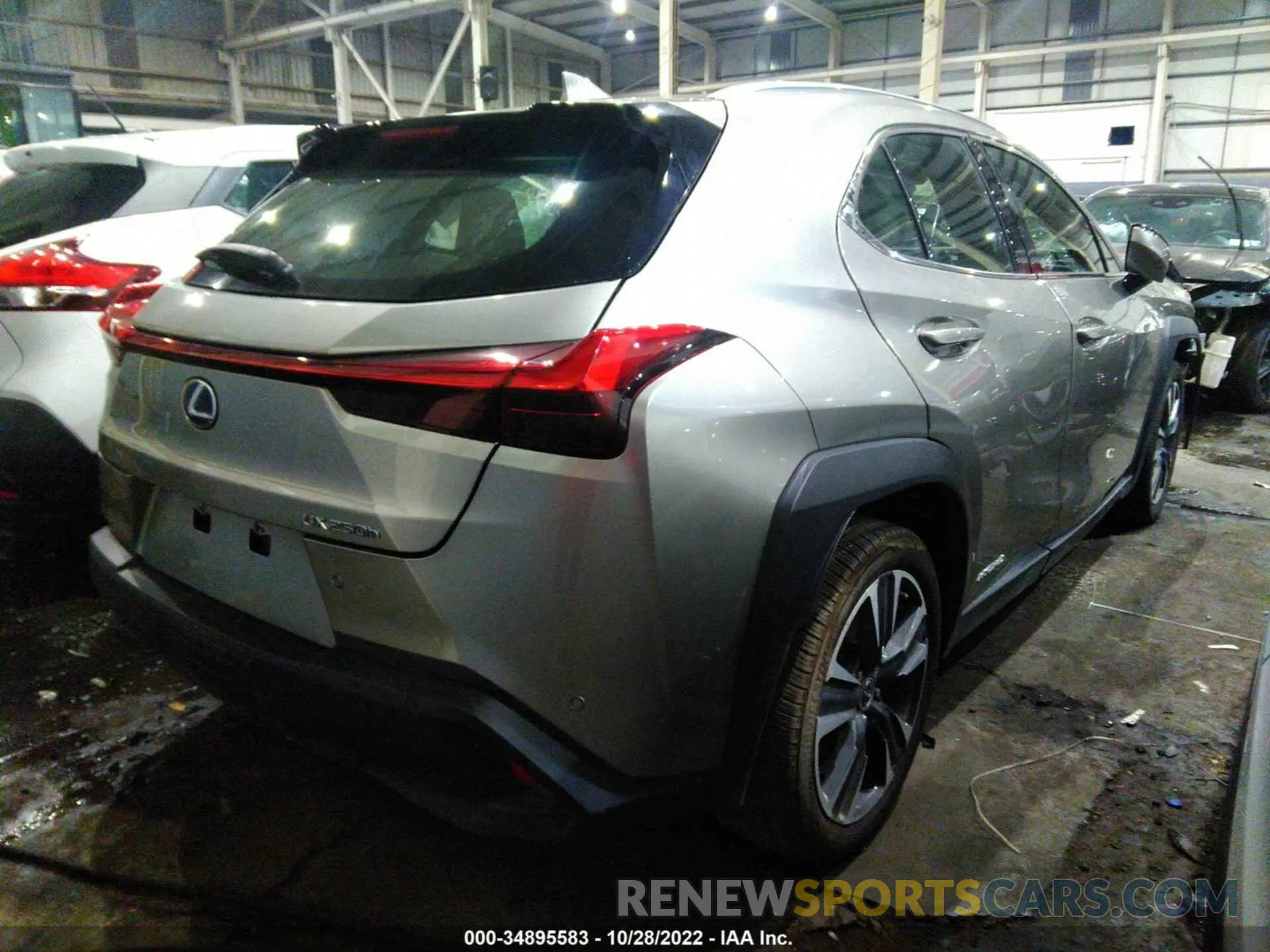4 Фотография поврежденного автомобиля 00HP9JBH5L2031328 LEXUS UX 2020