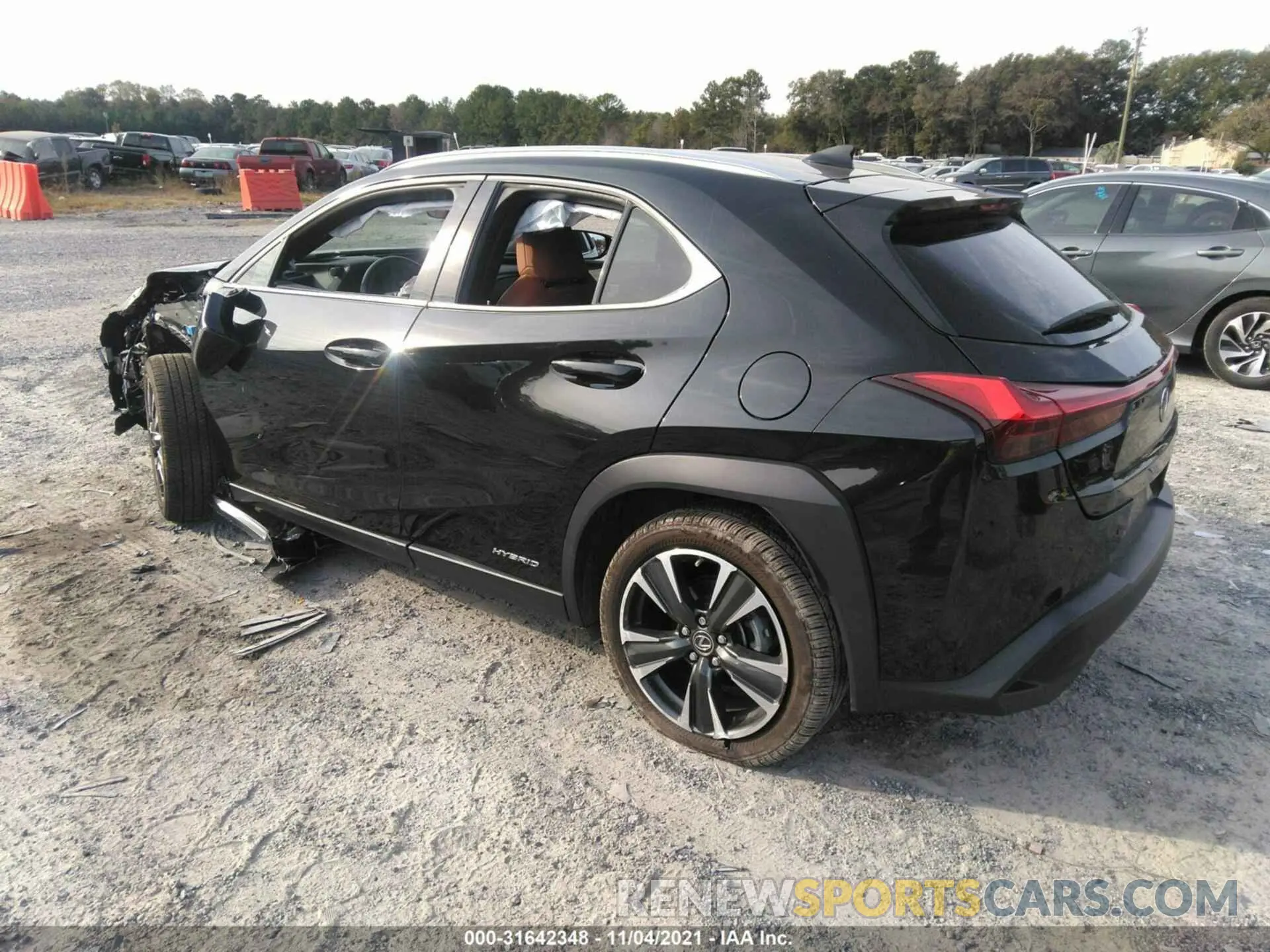 3 Photograph of a damaged car JTHP9JBH4L2023608 LEXUS UX 2020