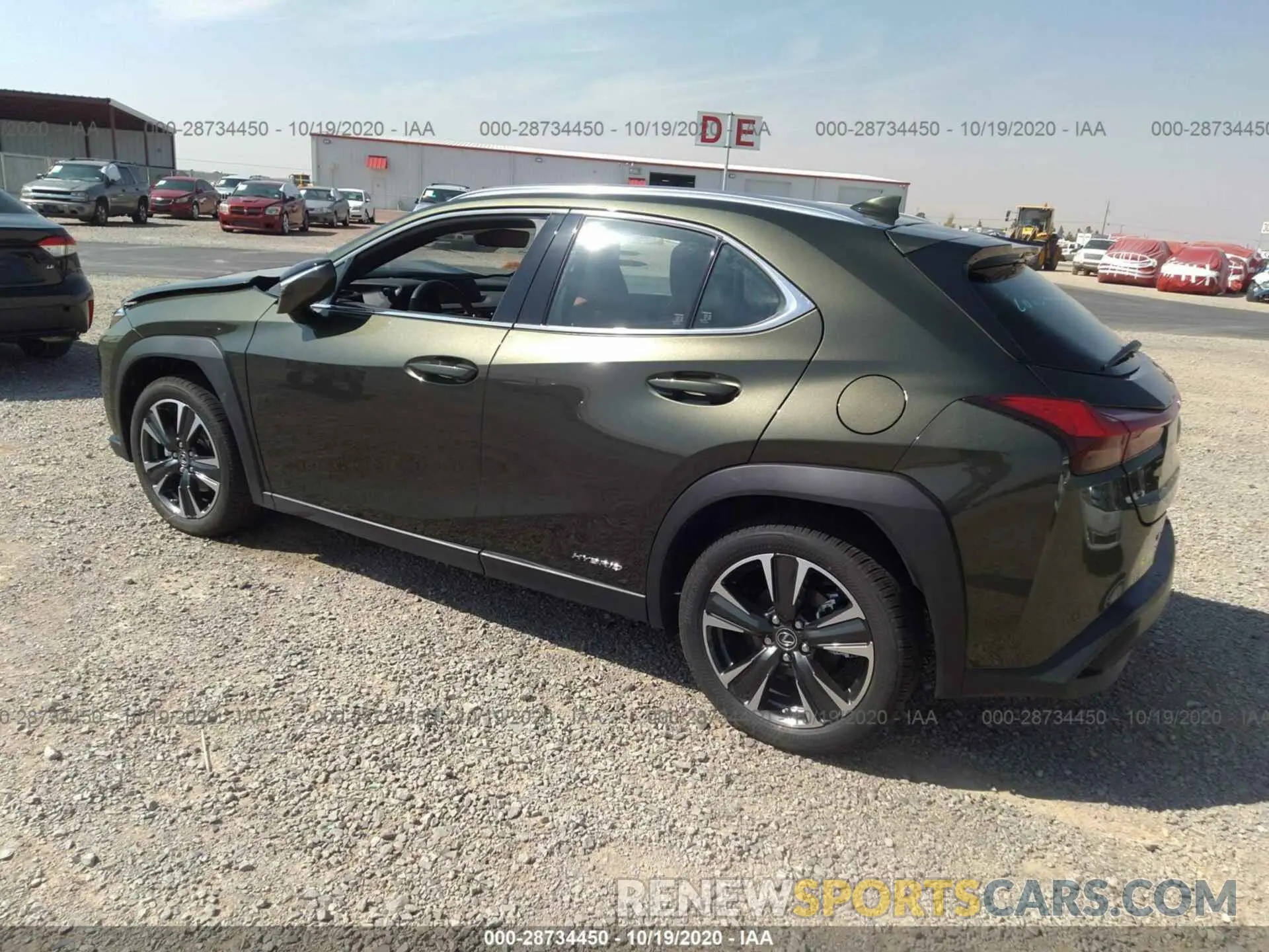 3 Photograph of a damaged car JTHP9JBH7L2033257 LEXUS UX 2020