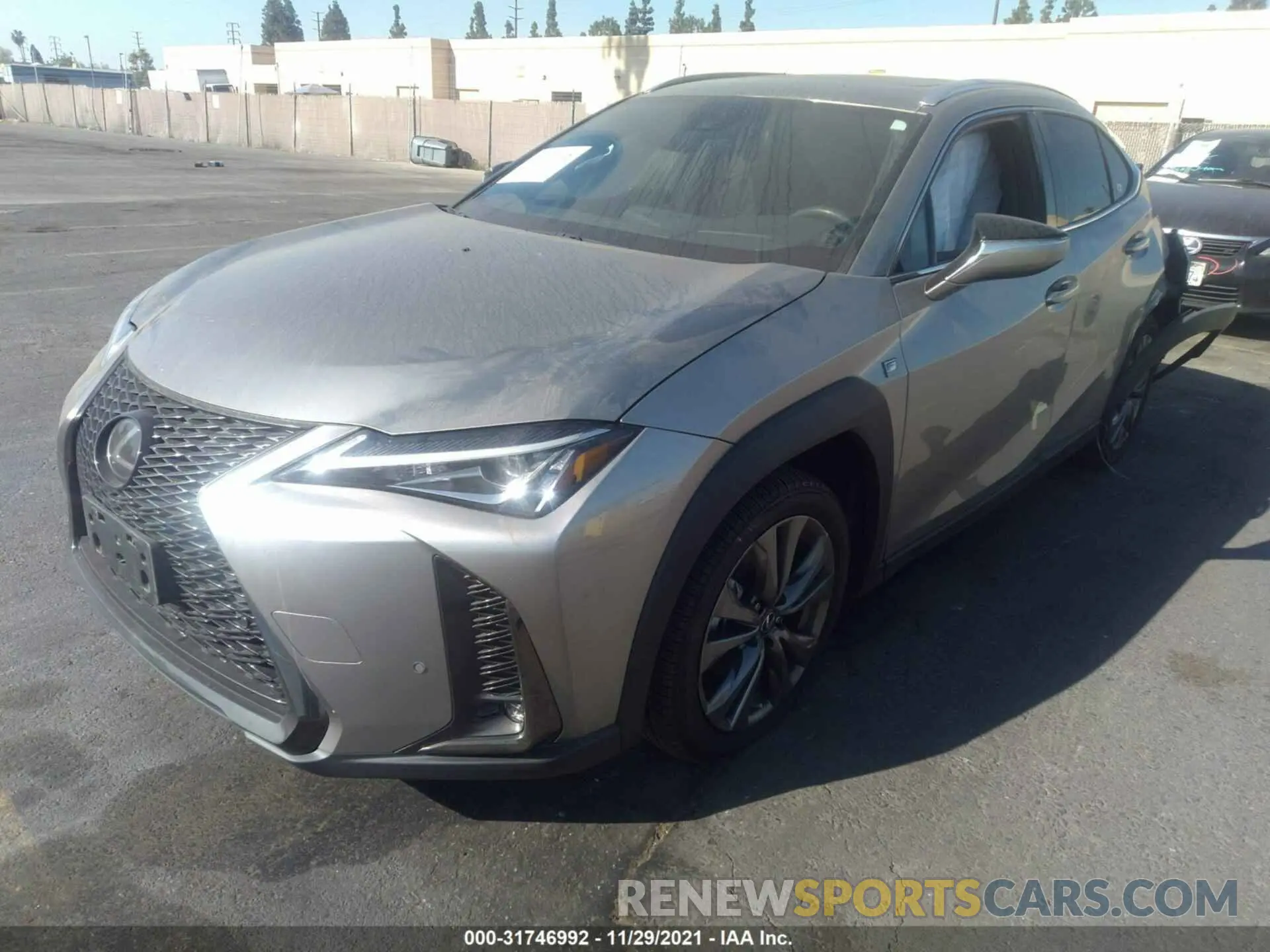 2 Фотография поврежденного автомобиля JTHR3JBH2L2022550 LEXUS UX 2020