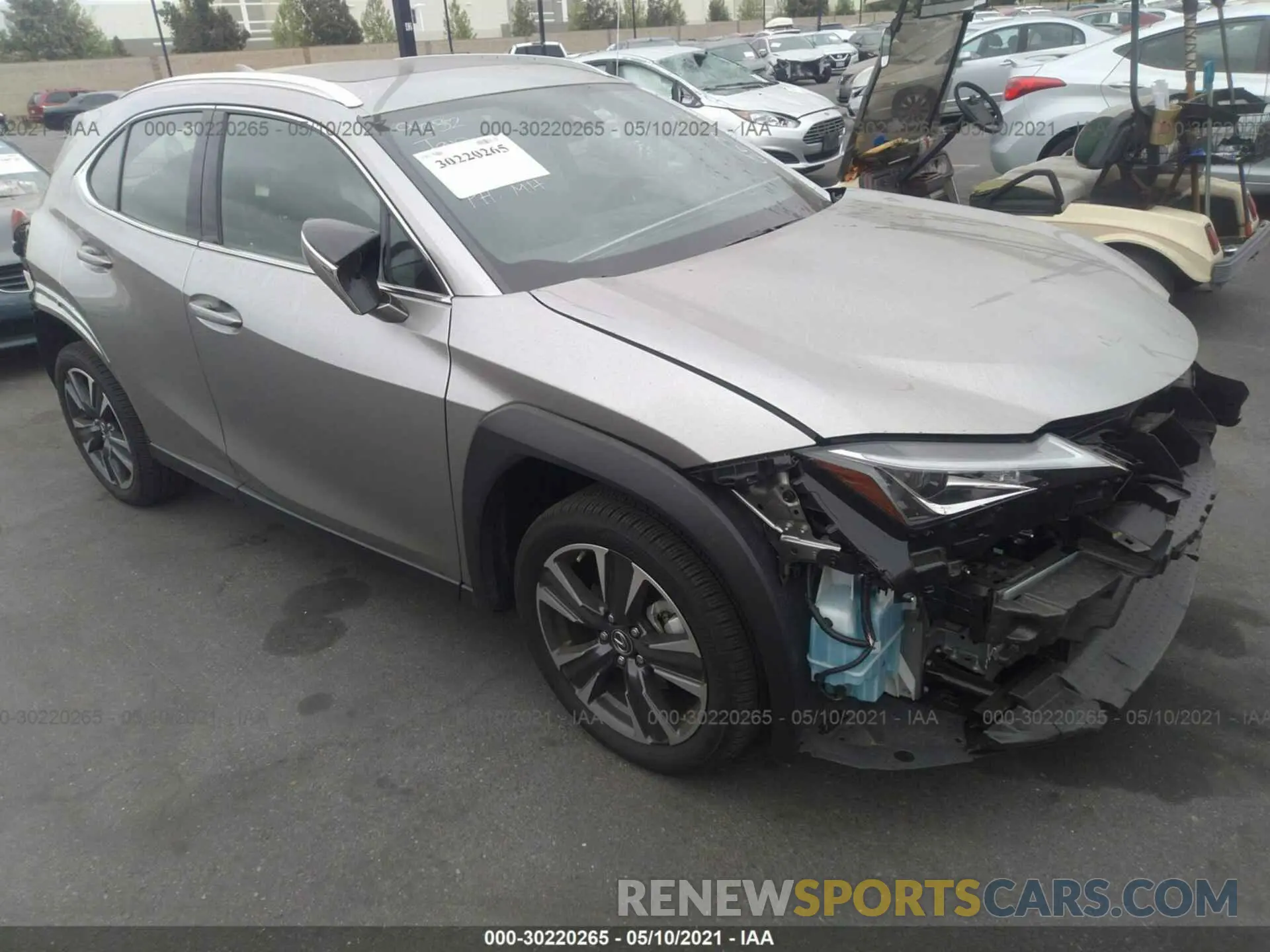 1 Photograph of a damaged car JTHX3JBH8L2024360 LEXUS UX 2020