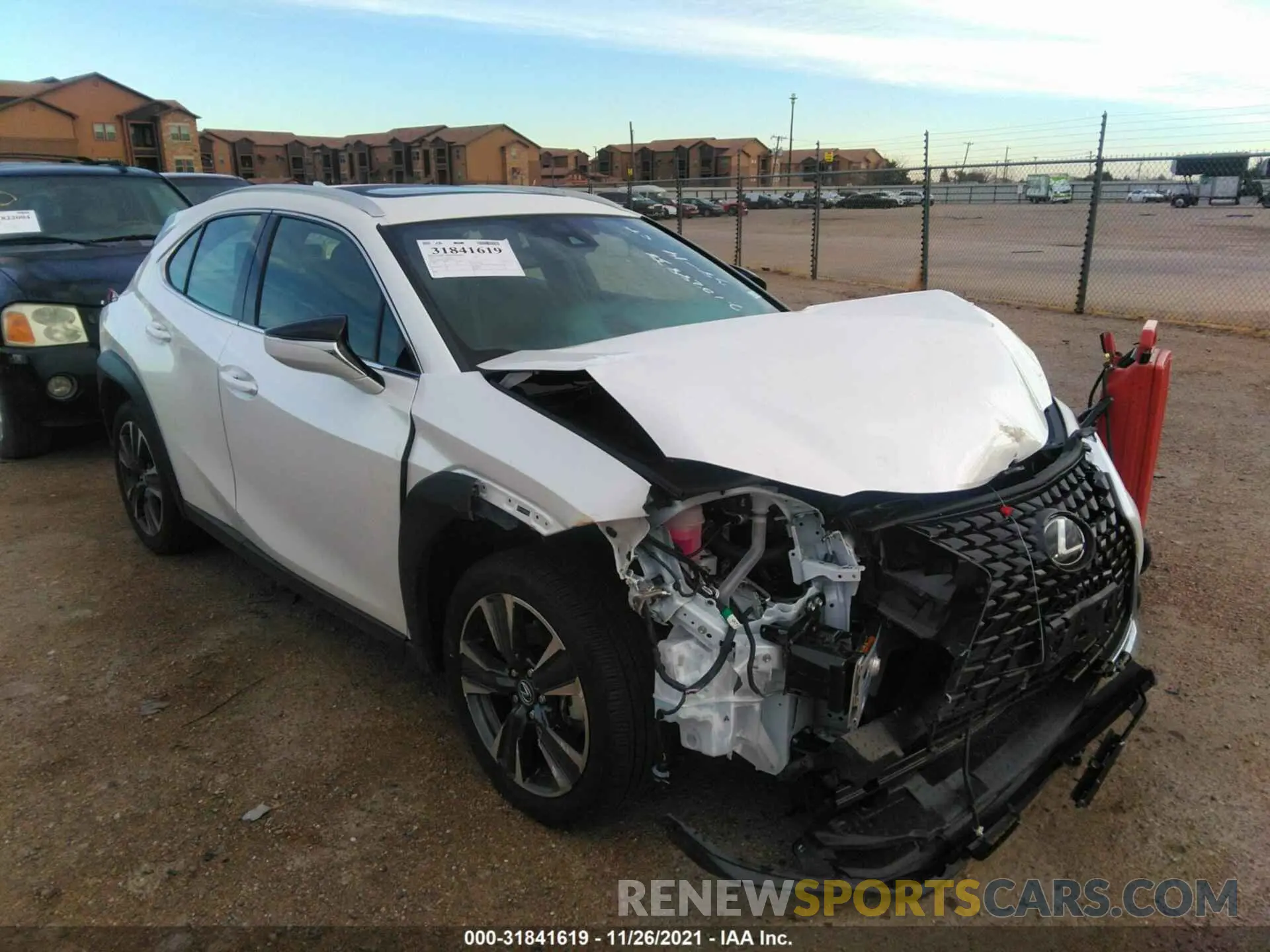 1 Фотография поврежденного автомобиля JTHP3JBH8M2035537 LEXUS UX 2021