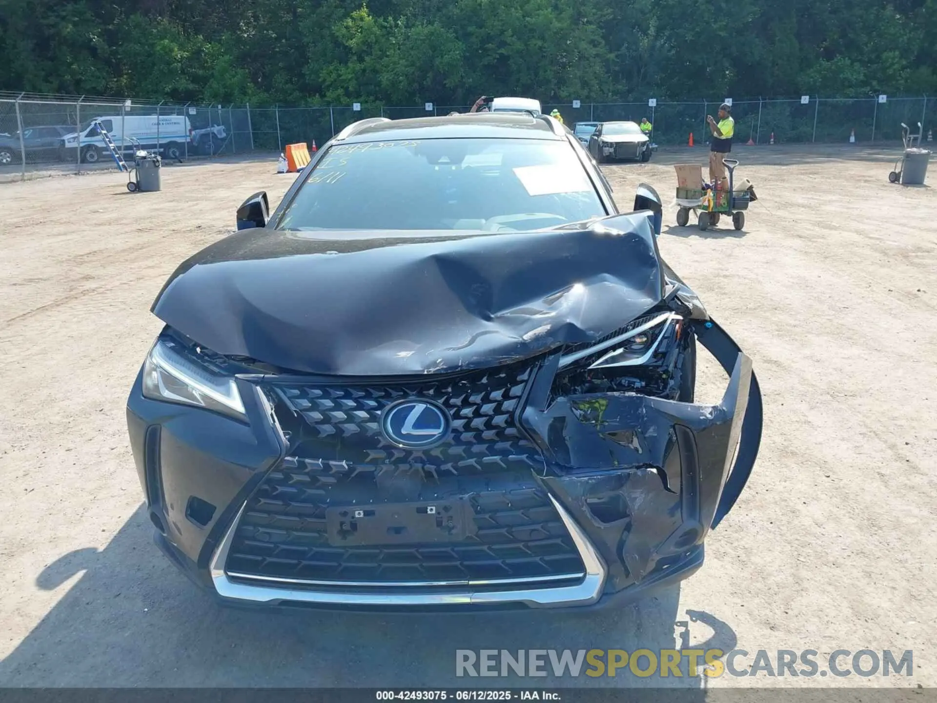 12 Фотография поврежденного автомобиля JTHP9JBH2M2045897 LEXUS UX 2021