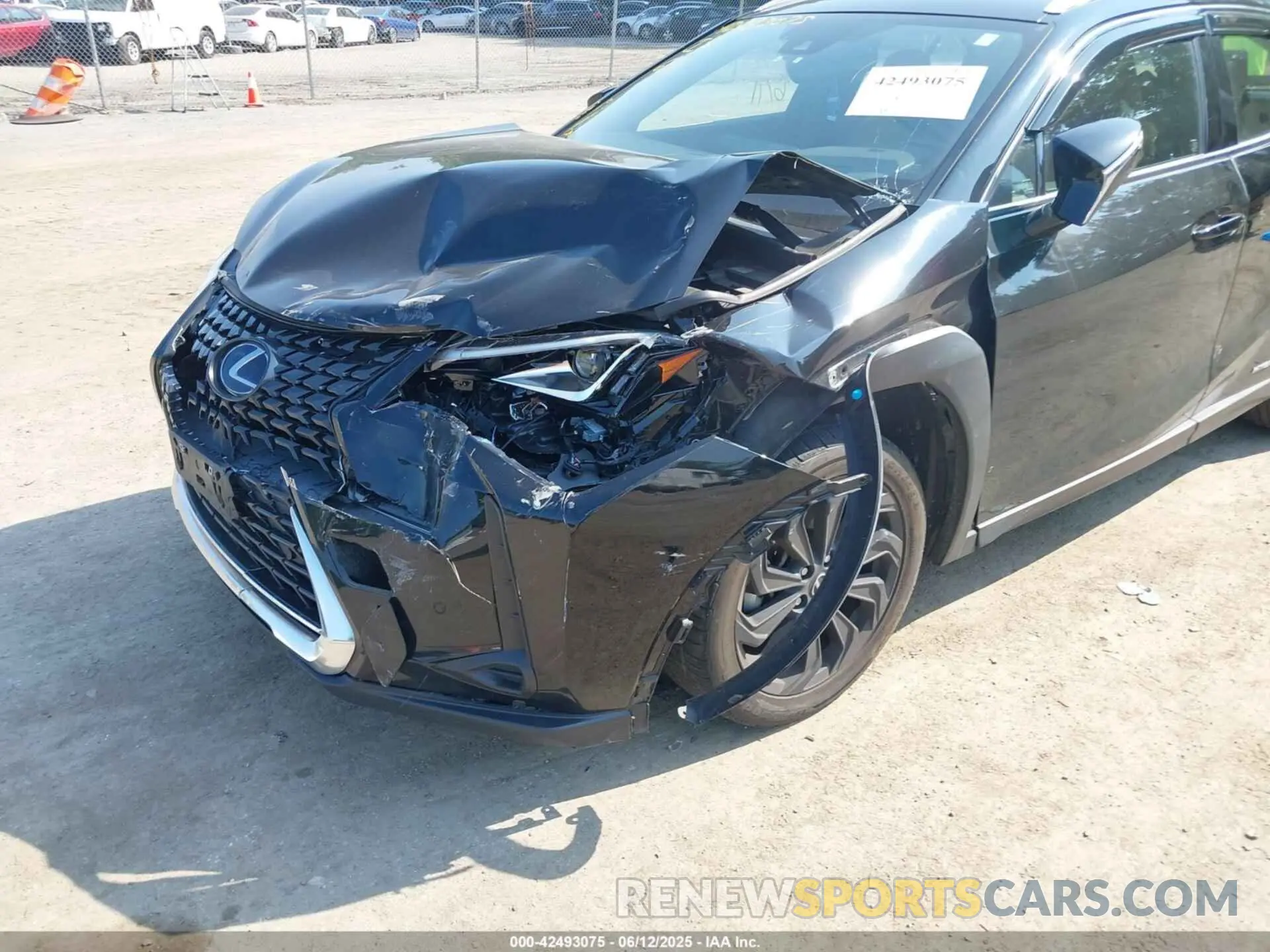 6 Фотография поврежденного автомобиля JTHP9JBH2M2045897 LEXUS UX 2021