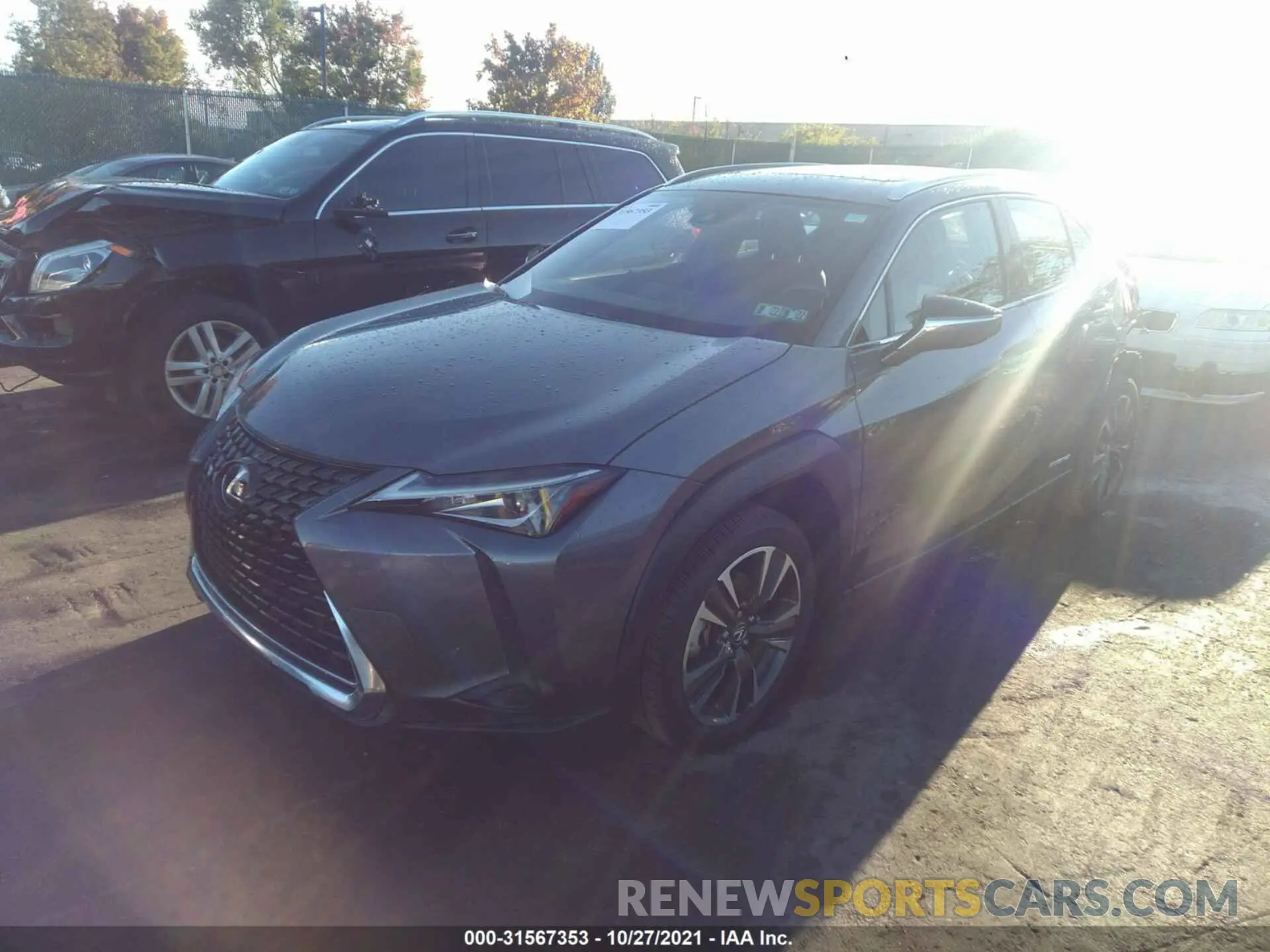 2 Фотография поврежденного автомобиля JTHP9JBH3M2041518 LEXUS UX 2021