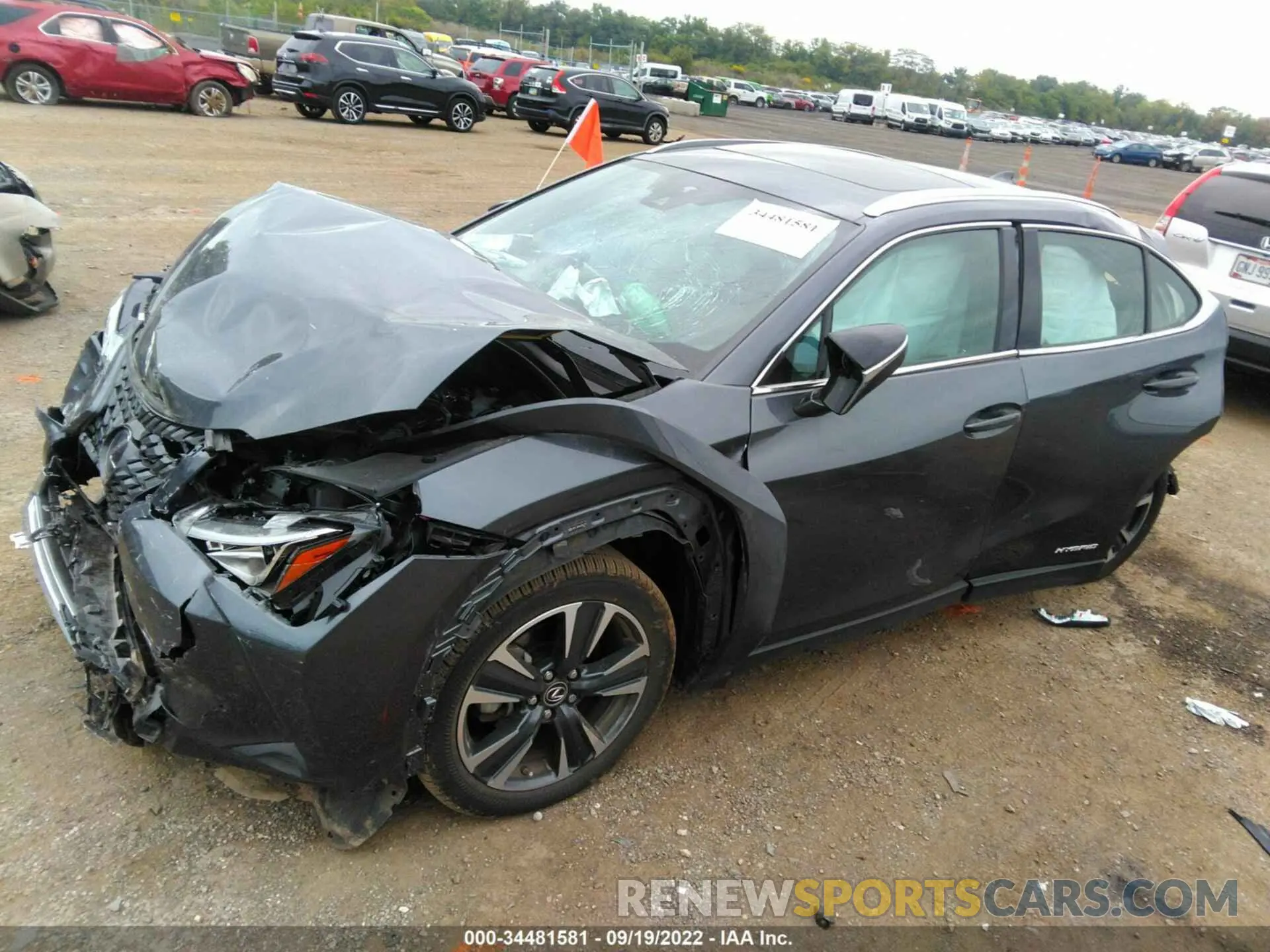 2 Photograph of a damaged car JTHP9JBH5N2056779 LEXUS UX 2022