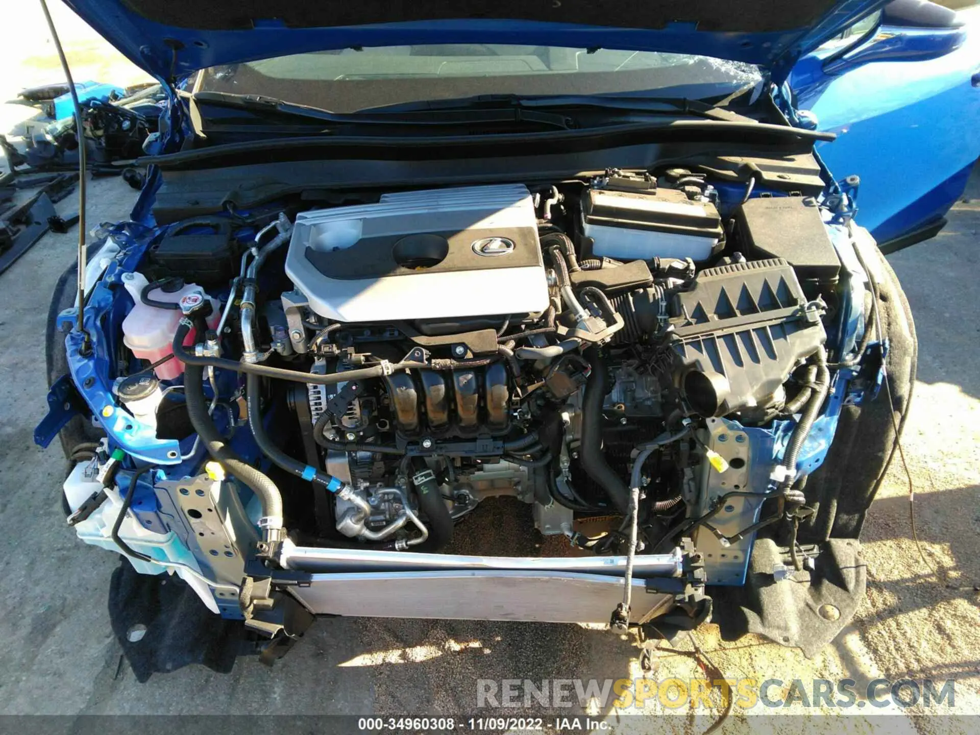 10 Photograph of a damaged car JTHX3JBH0N2051054 LEXUS UX 2022
