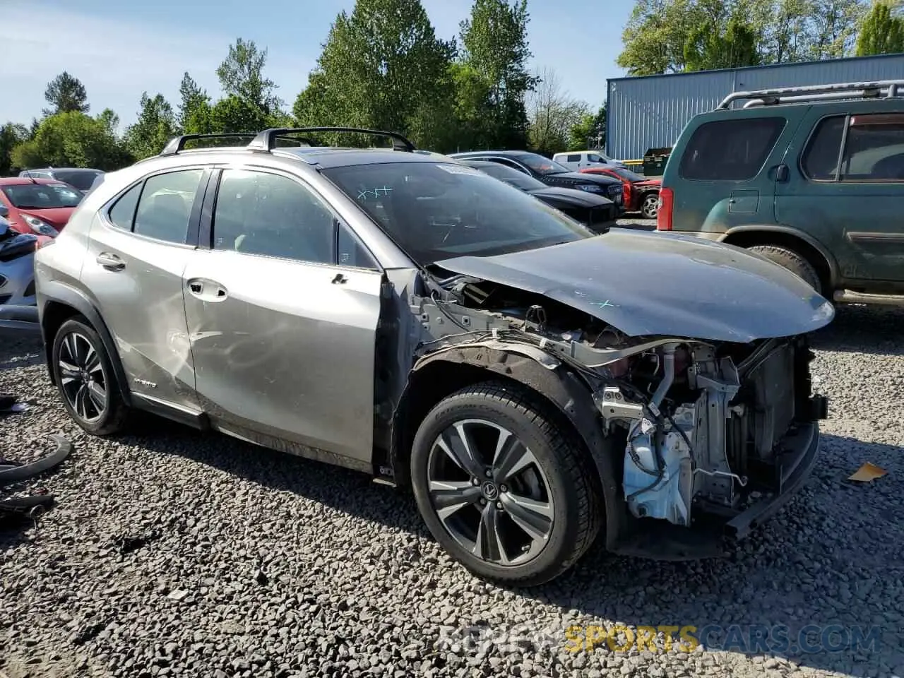 4 Фотография поврежденного автомобиля JTHU9JBH0K2002451 LEXUS UX 250H 2019