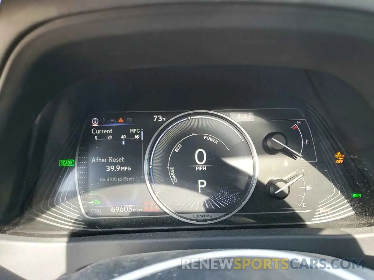 9 Фотография поврежденного автомобиля JTHU9JBH0K2002451 LEXUS UX 250H 2019