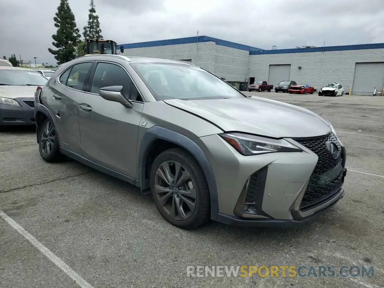 4 Photograph of a damaged car JTHU9JBH0K2003941 LEXUS UX 250H 2019